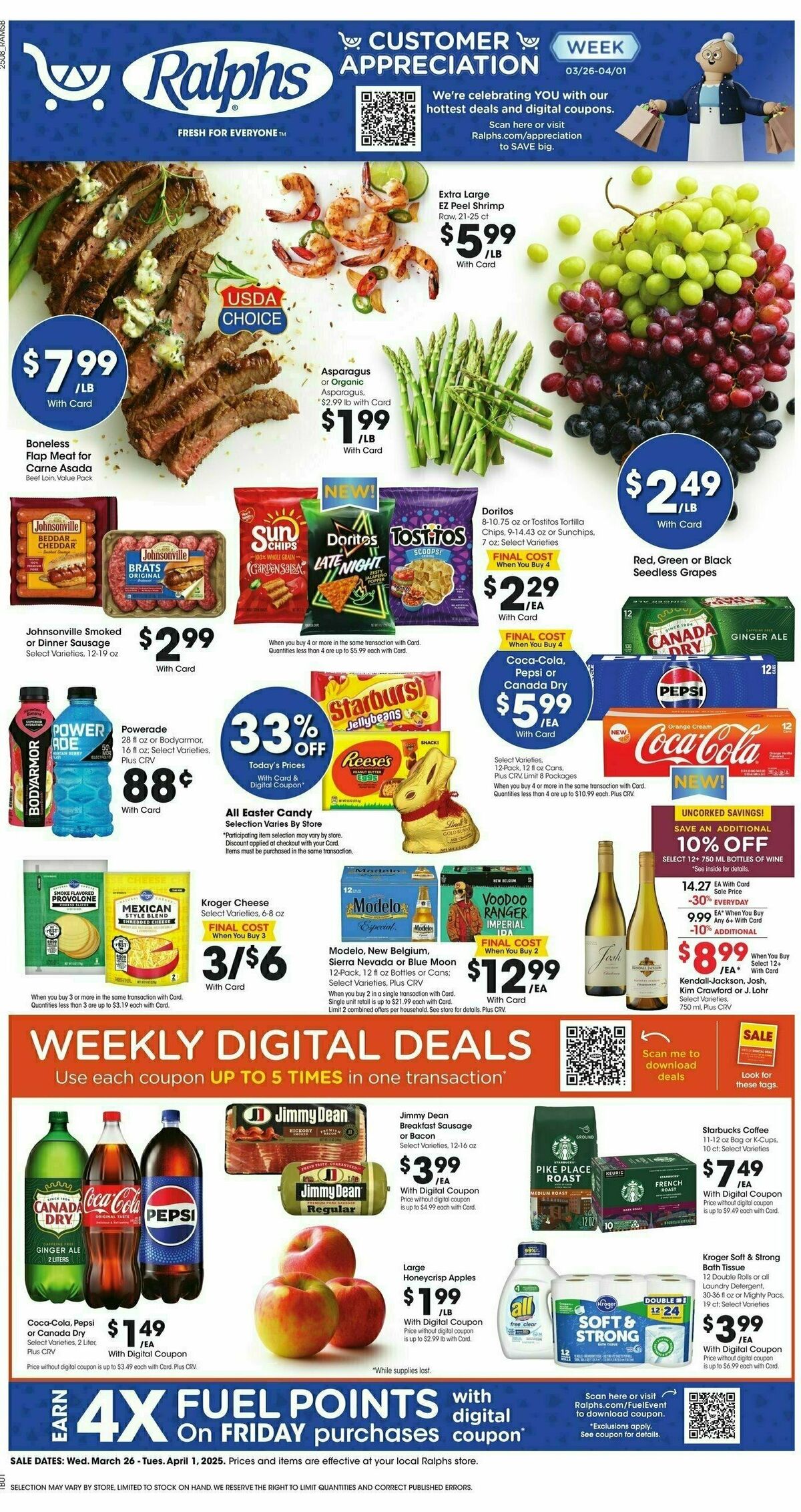Ralphs Weekly Ad from March 26