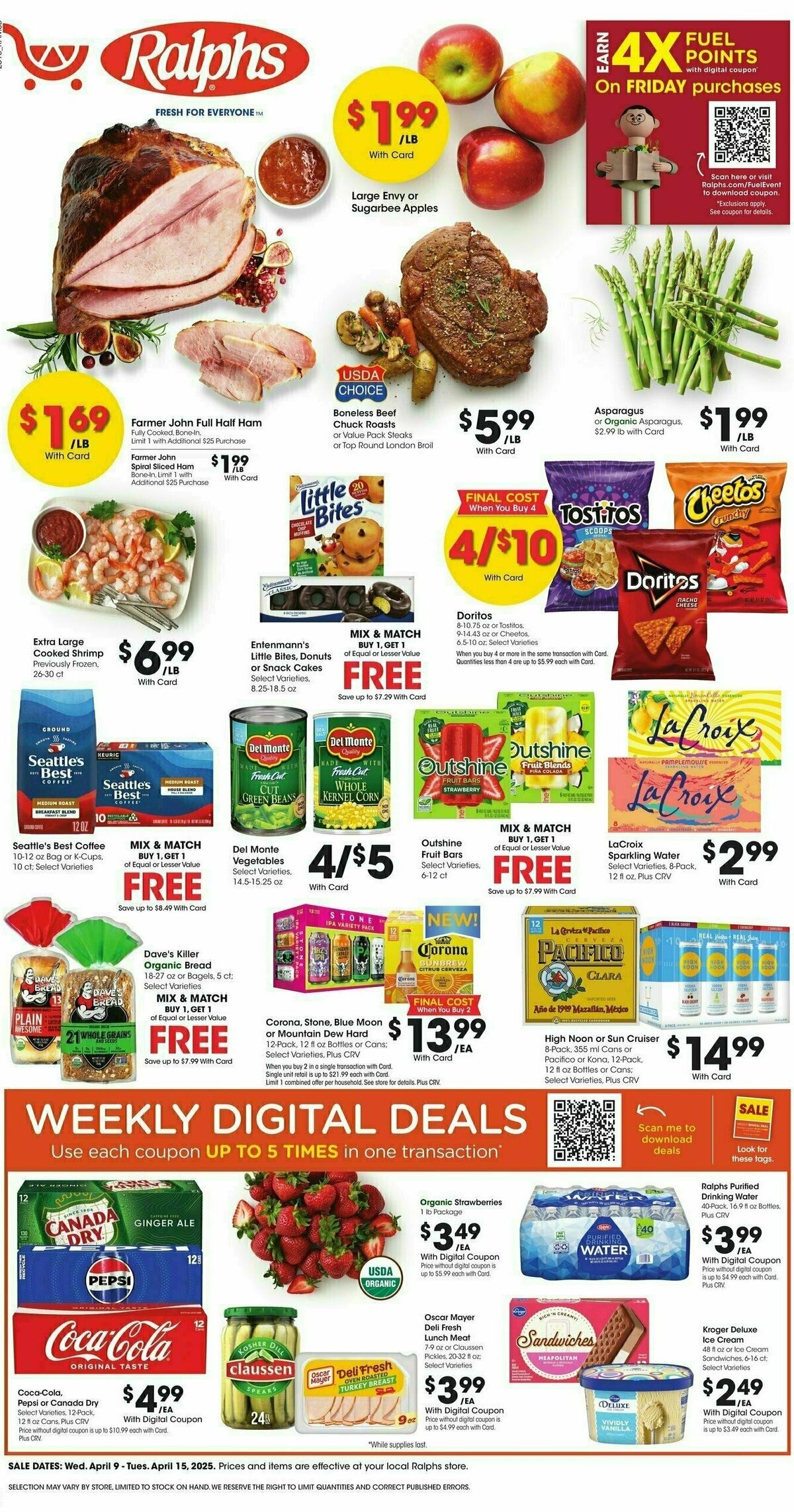 Ralphs Weekly Ad from April 9