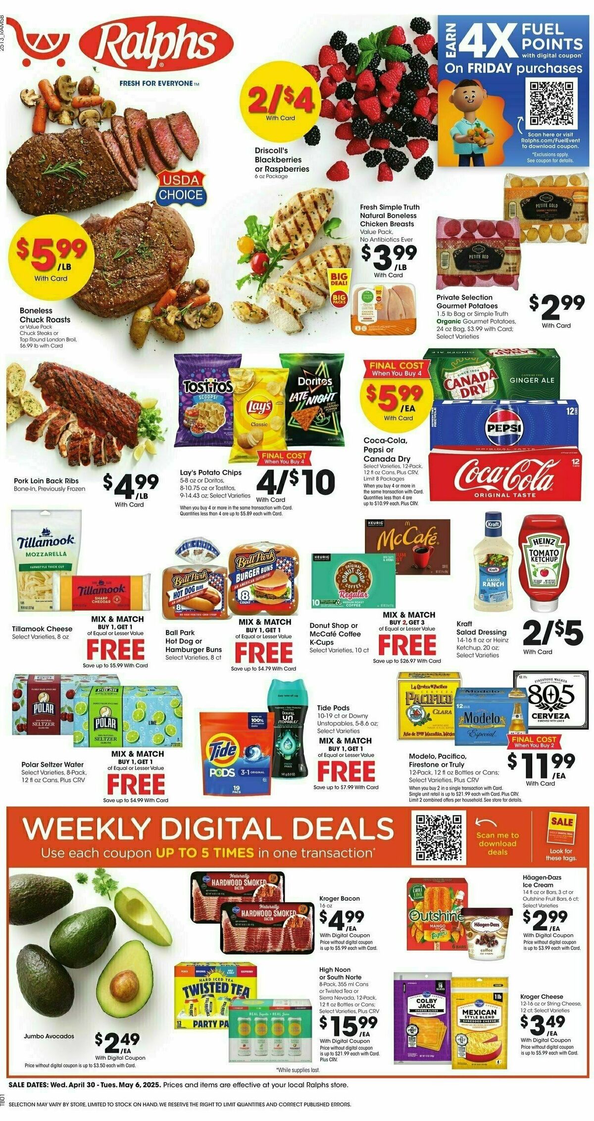 Ralphs Weekly Ad from April 30