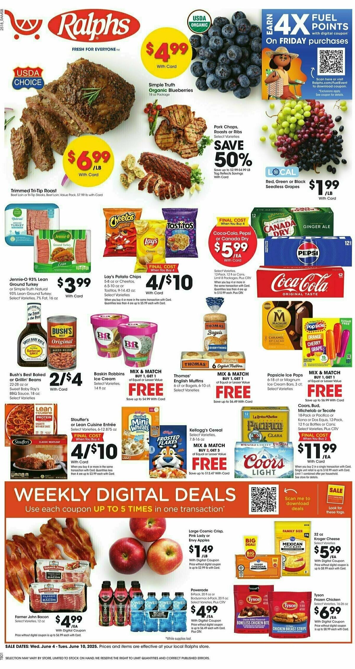 Ralphs Weekly Ad from June 4