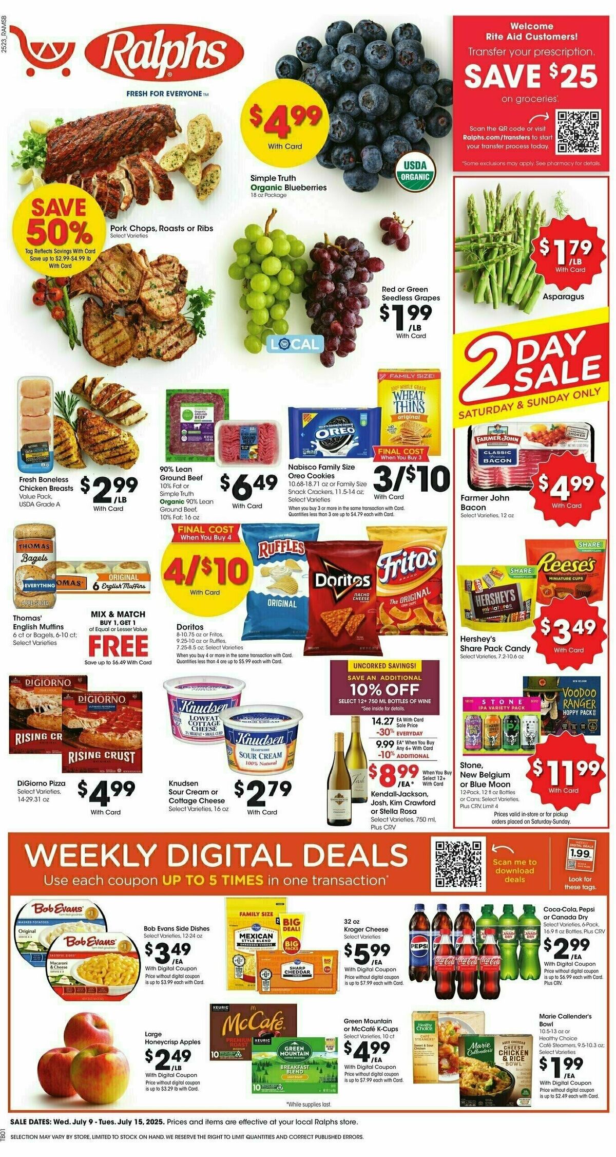 Ralphs Weekly Ad from July 9