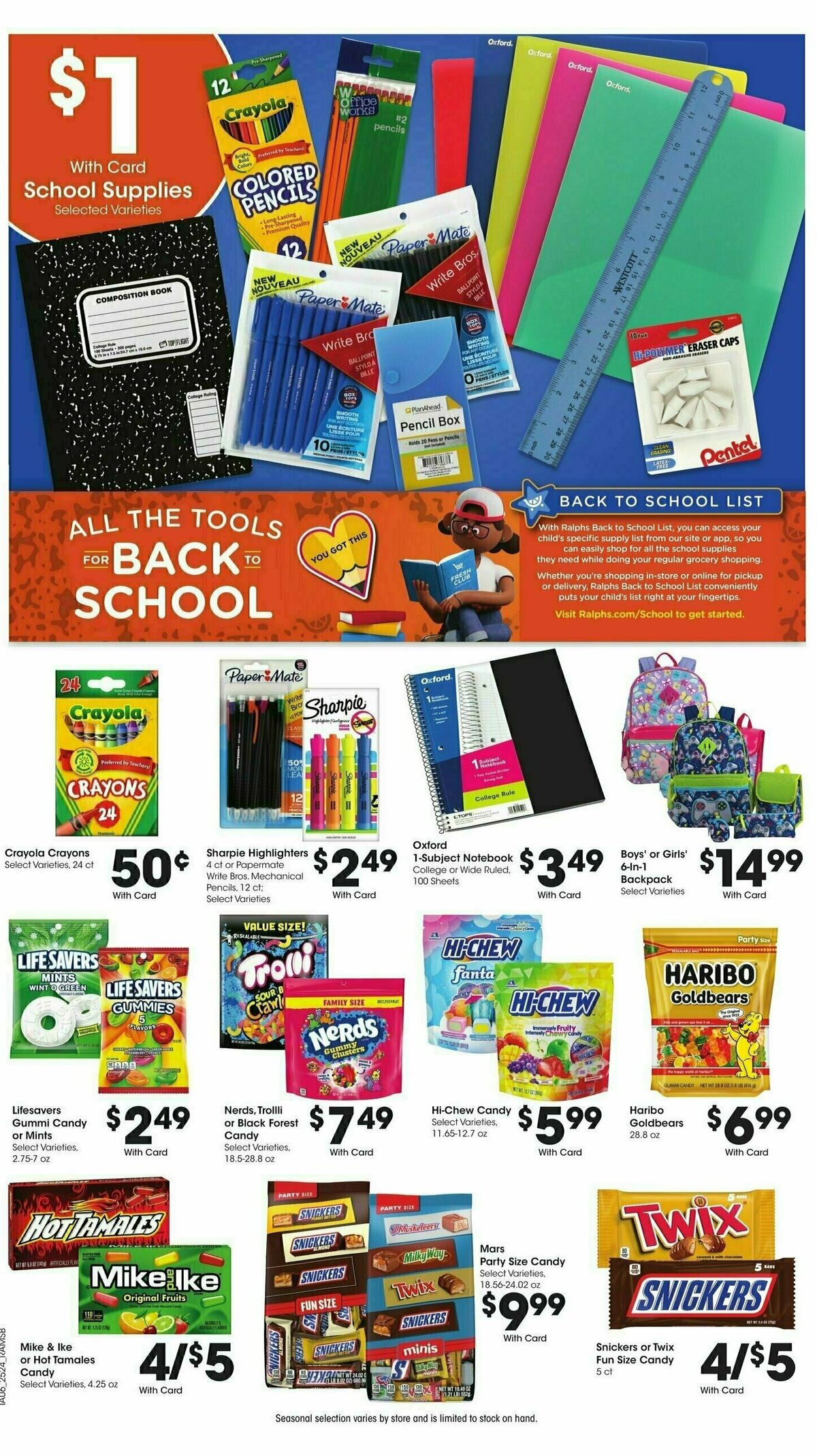 Ralphs Weekly Ad from July 16