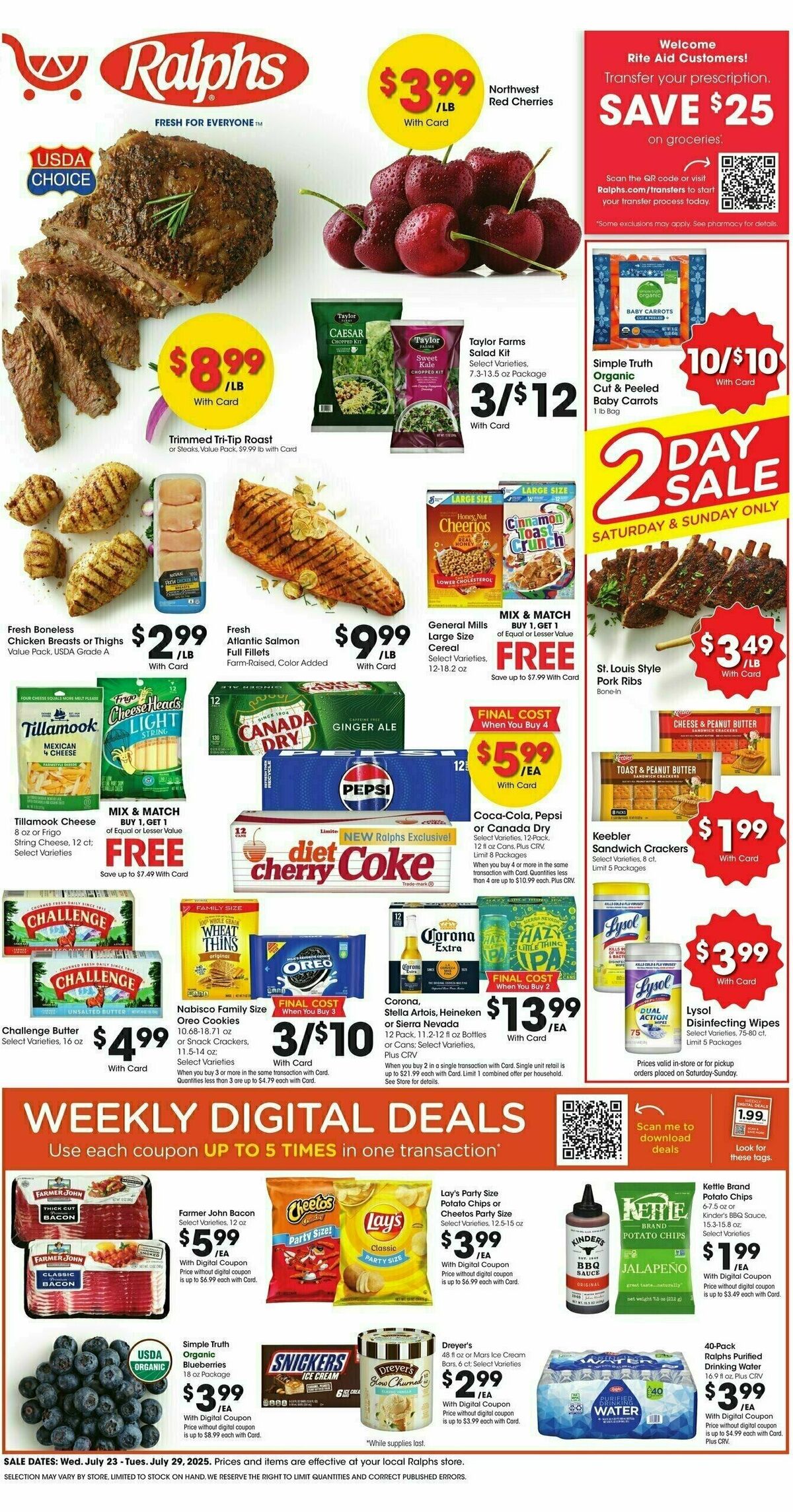 Ralphs Weekly Ad from July 23