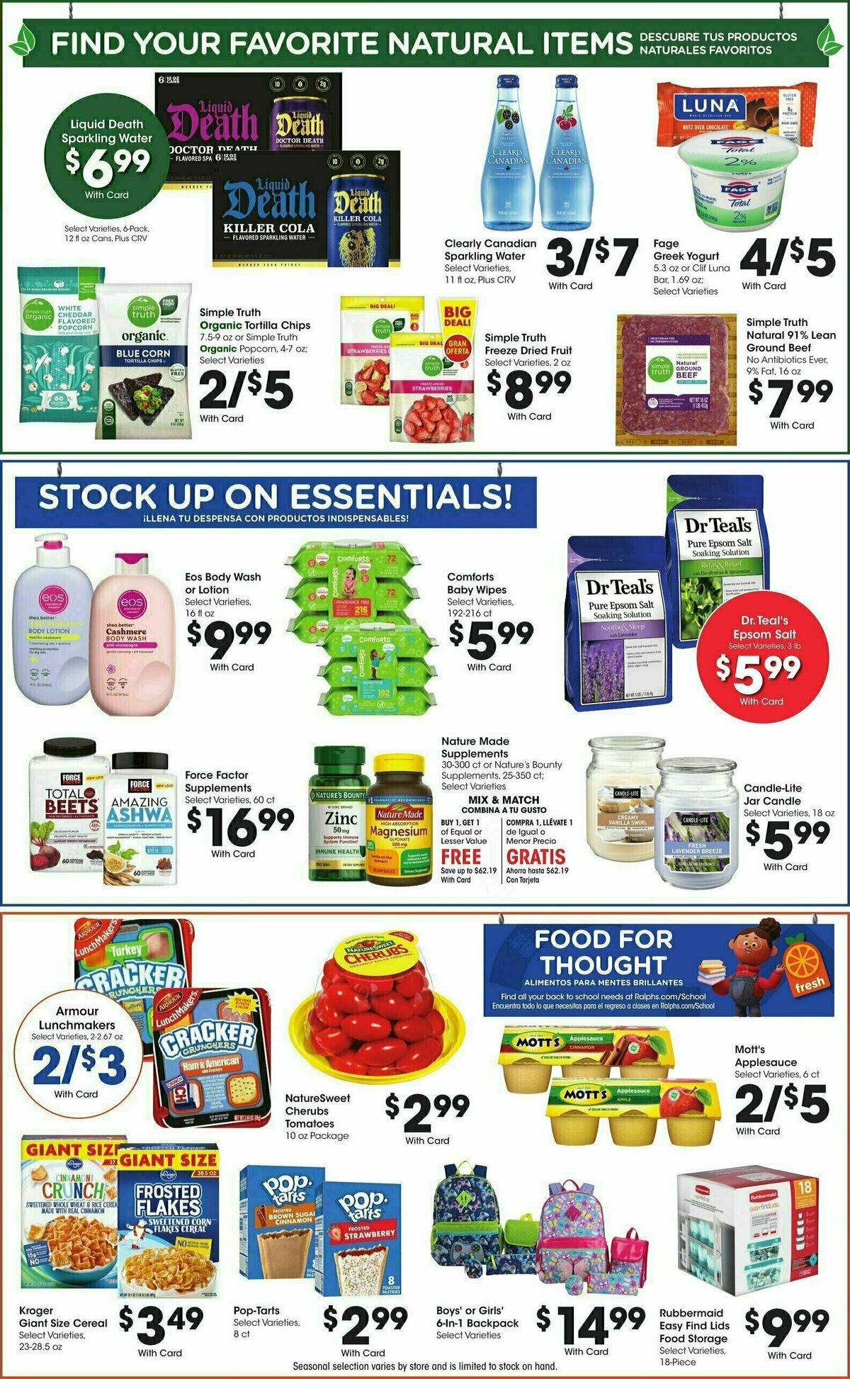 Ralphs Weekly Ad from July 30