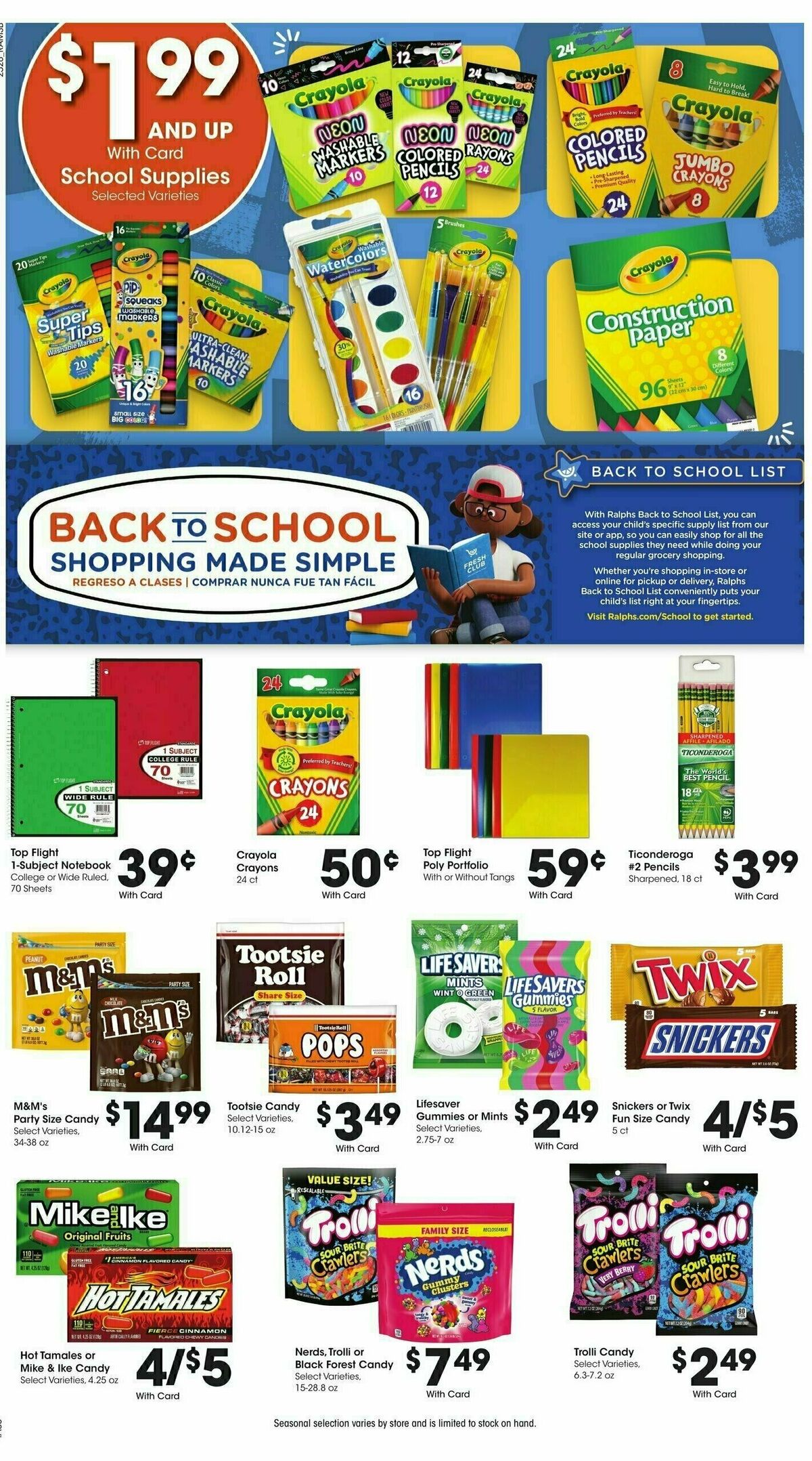 Ralphs Weekly Ad from August 13