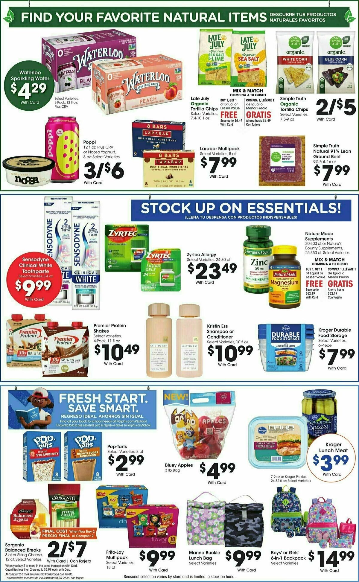 Ralphs Weekly Ad from August 13