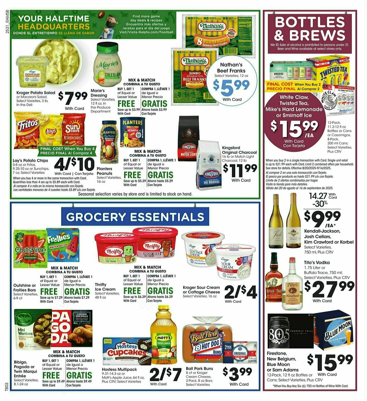 Ralphs Weekly Ad from September 3