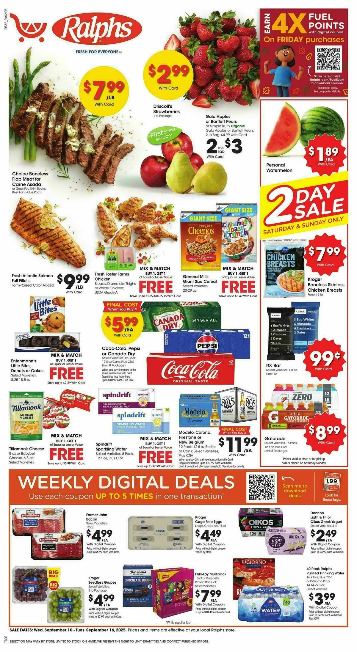 Ralphs Weekly Ad from September 10