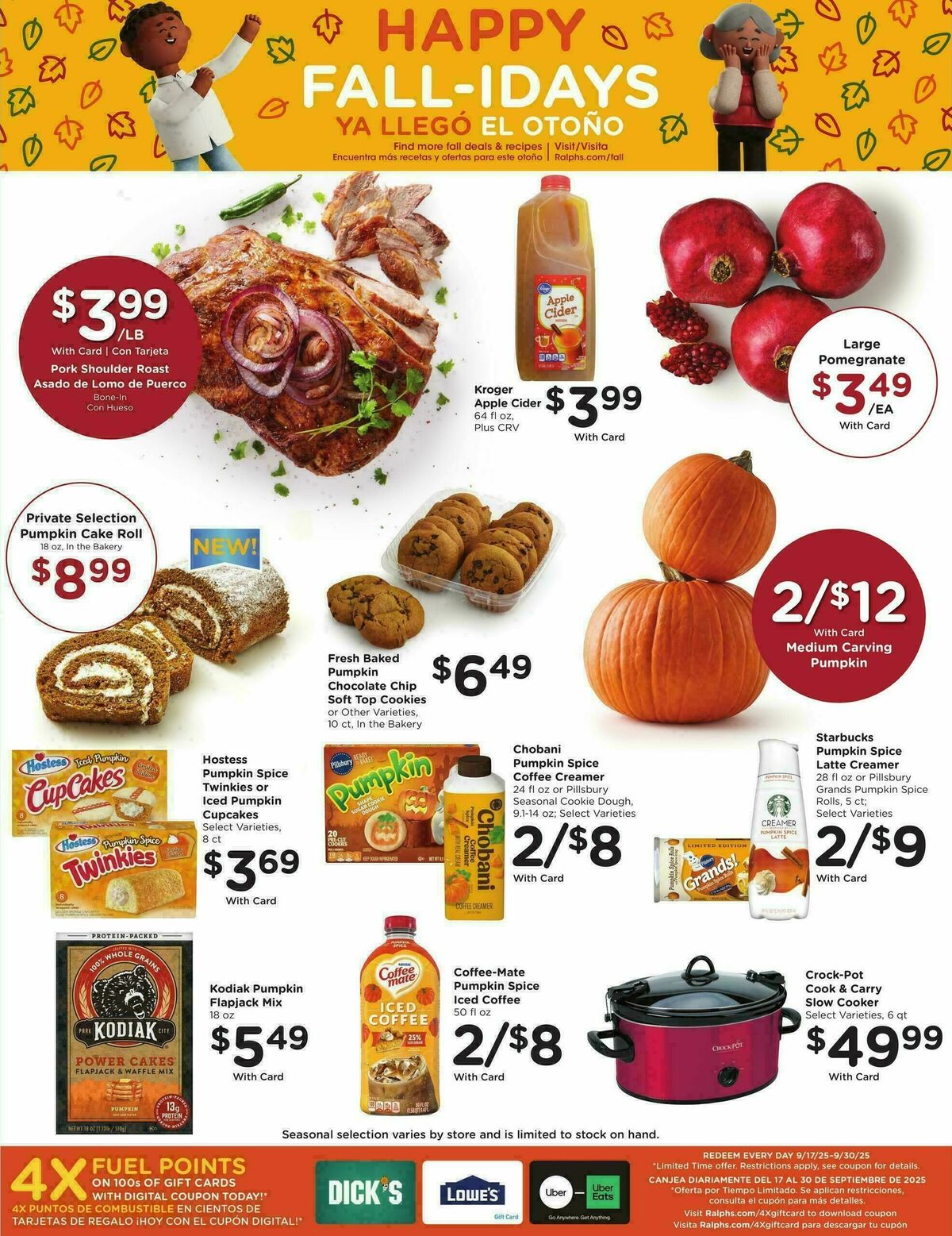 Ralphs Weekly Ad from September 17