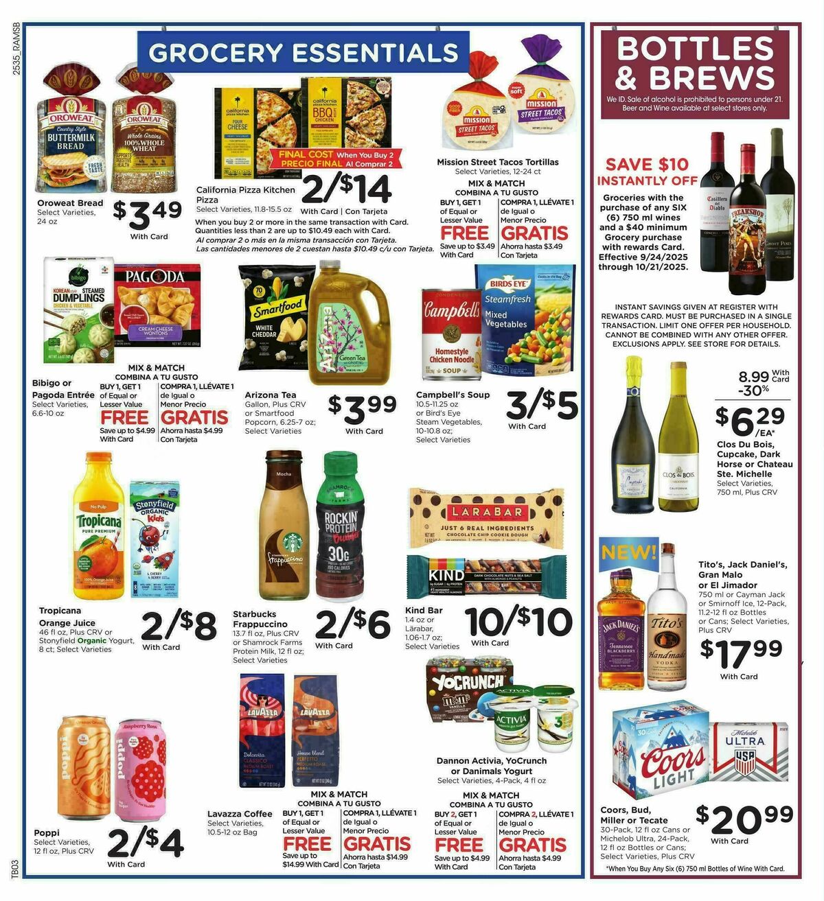 Ralphs Weekly Ad from October 1