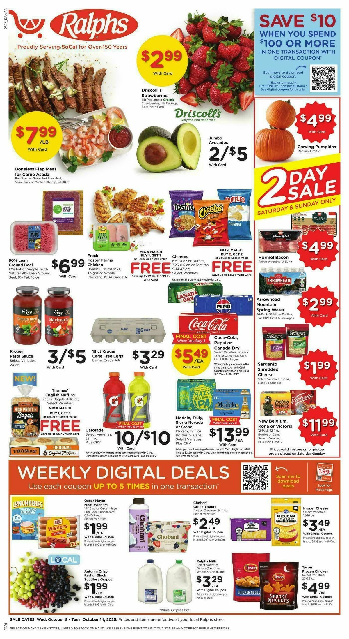 Ralphs Weekly Ad from October 8