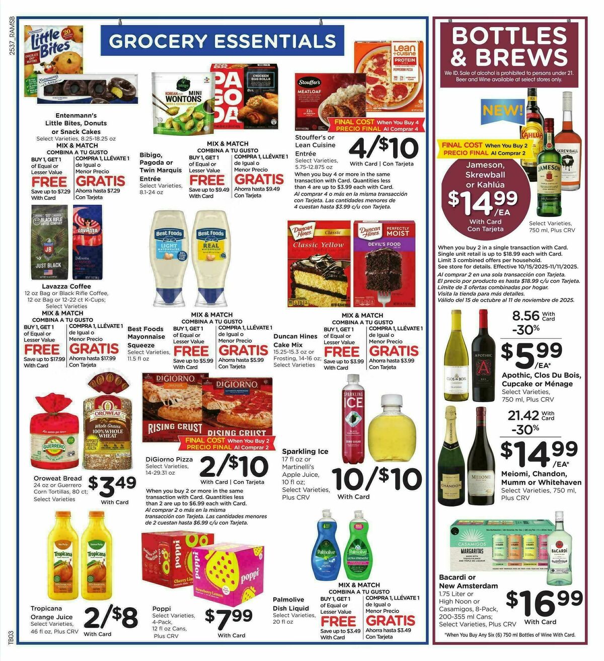 Ralphs Weekly Ad from October 15