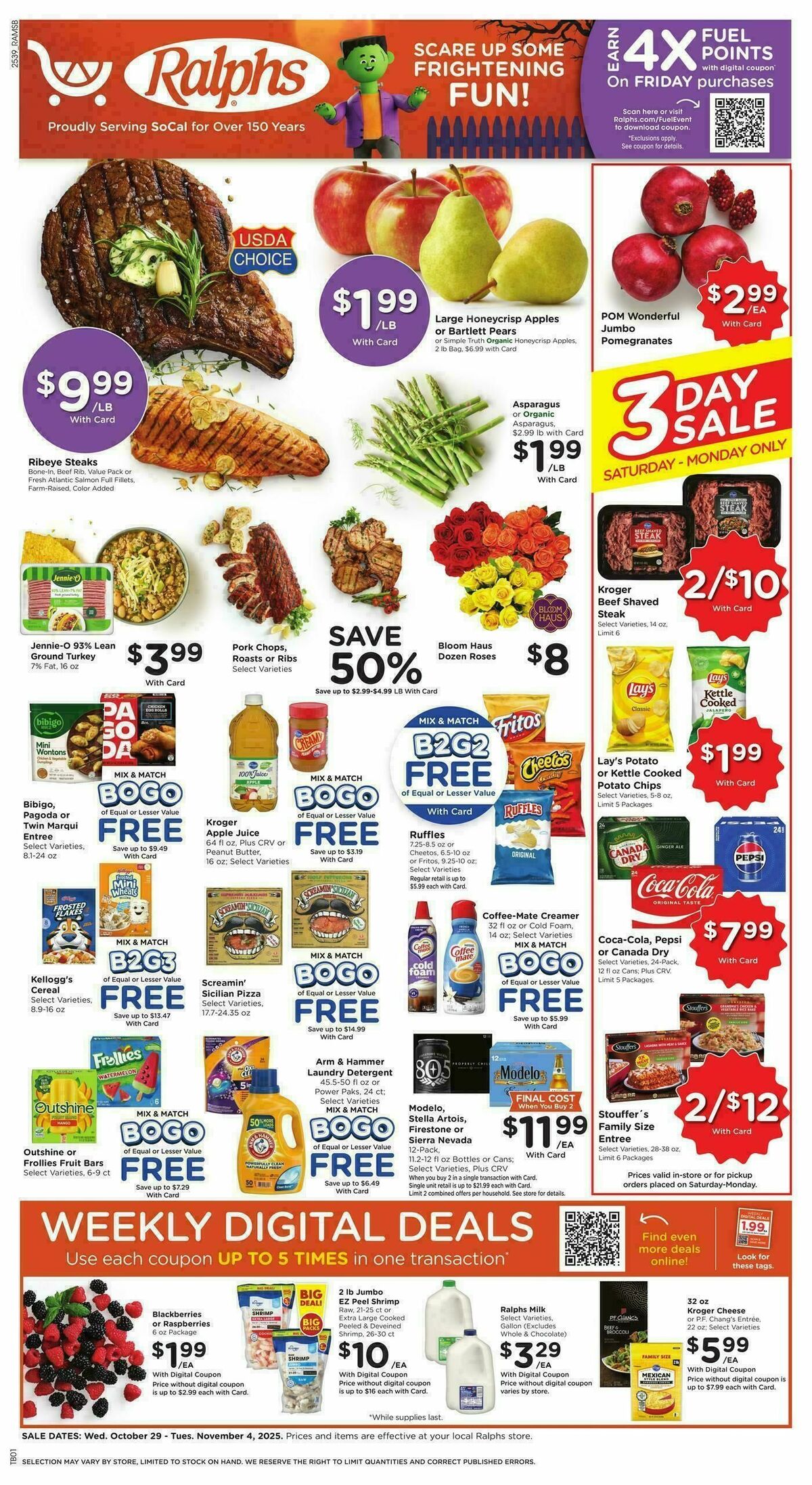 Ralphs Weekly Ad from October 29