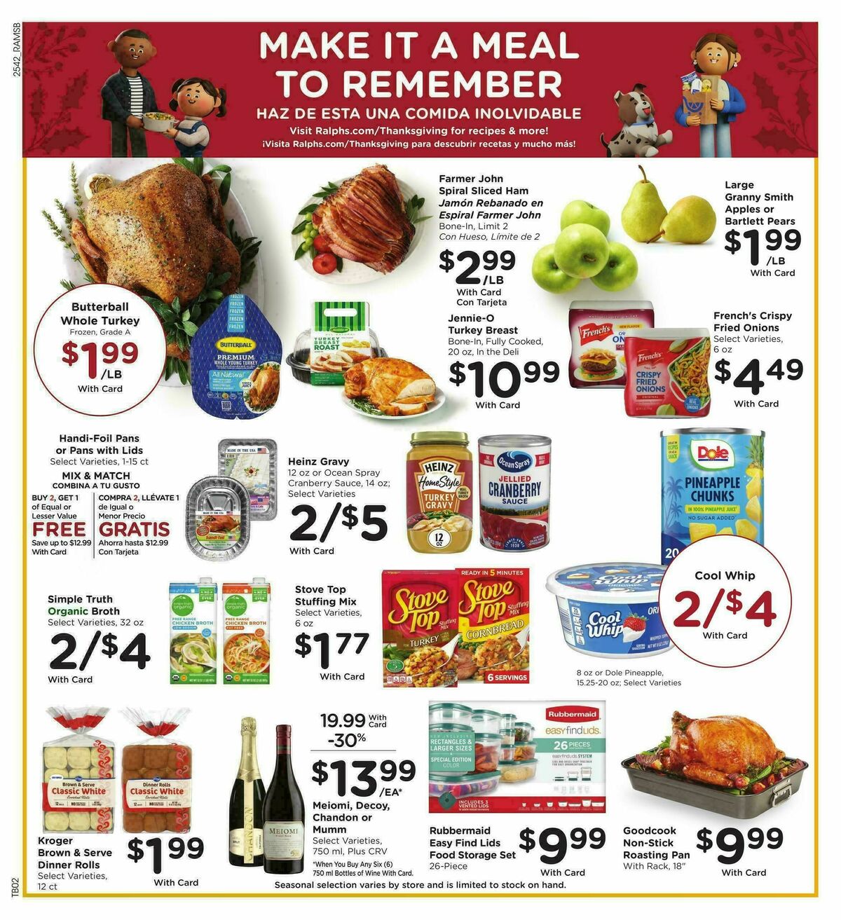 Ralphs Weekly Ad from November 19