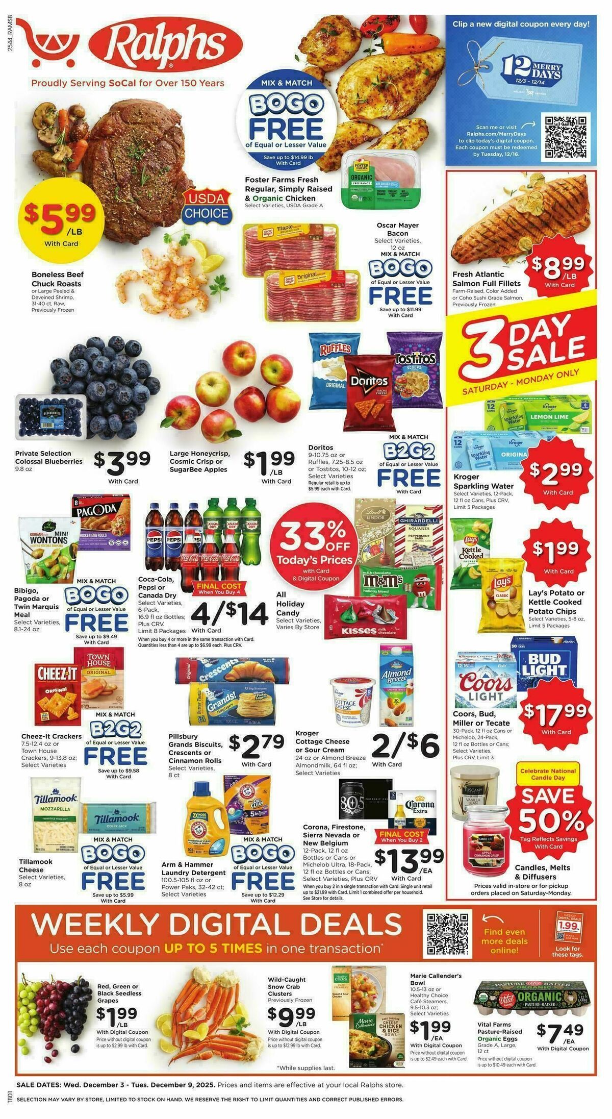 Ralphs Weekly Ad from December 3