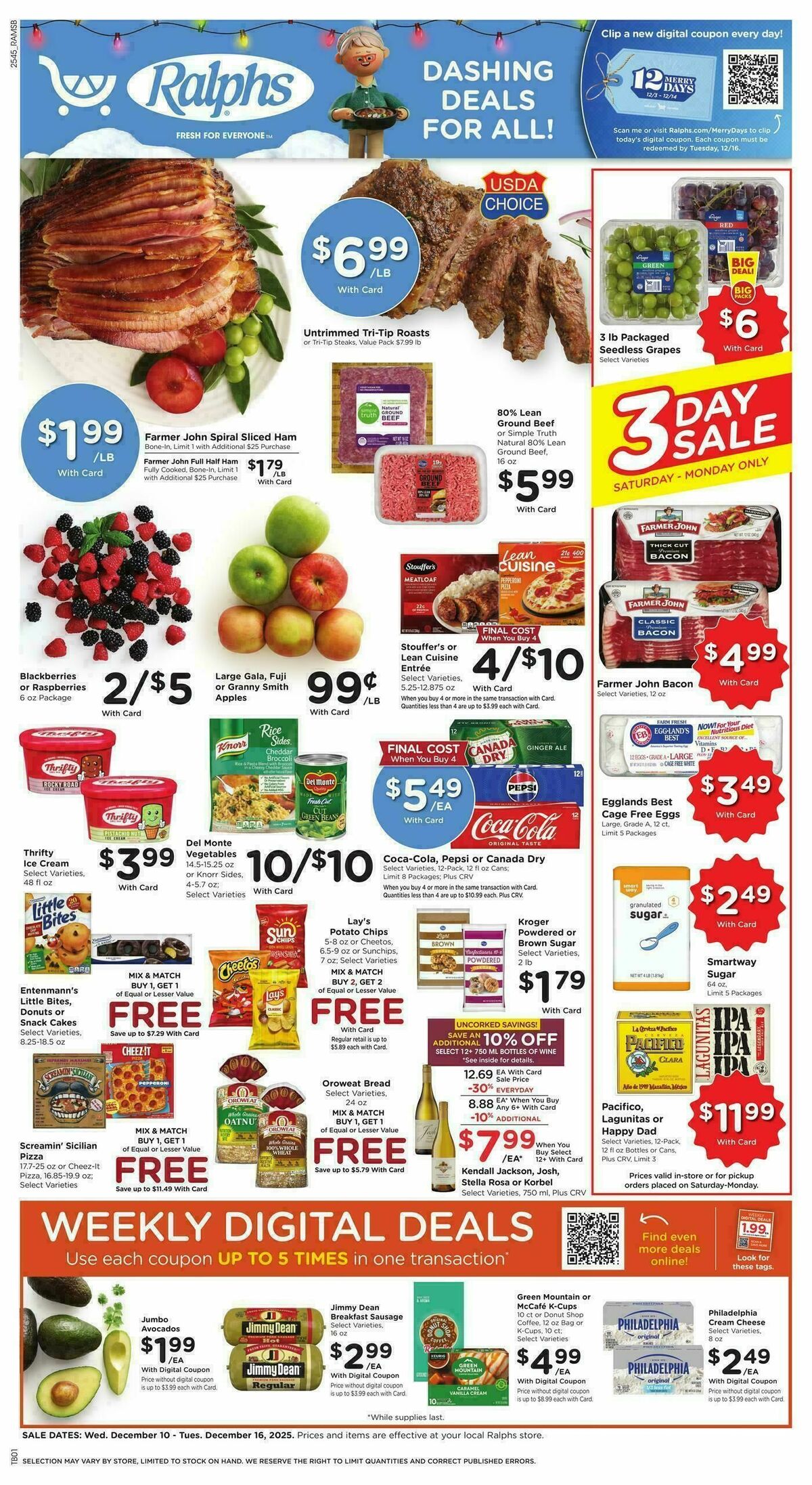 Ralphs Weekly Ad from December 10
