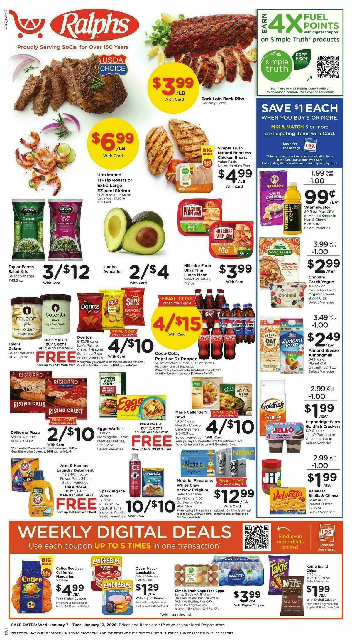 Ralphs Weekly Ad from January 7