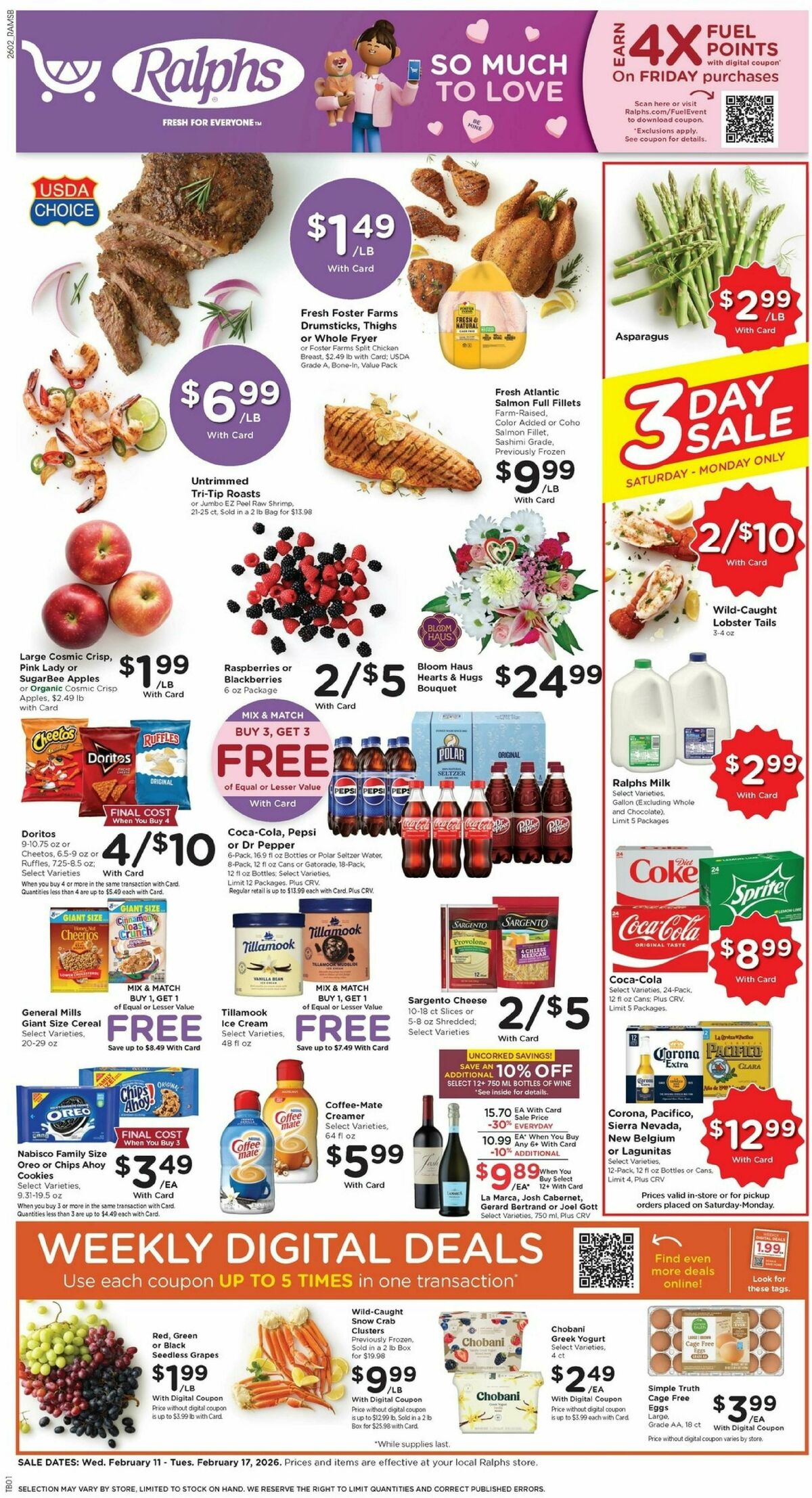 Ralphs Weekly Ad from February 11
