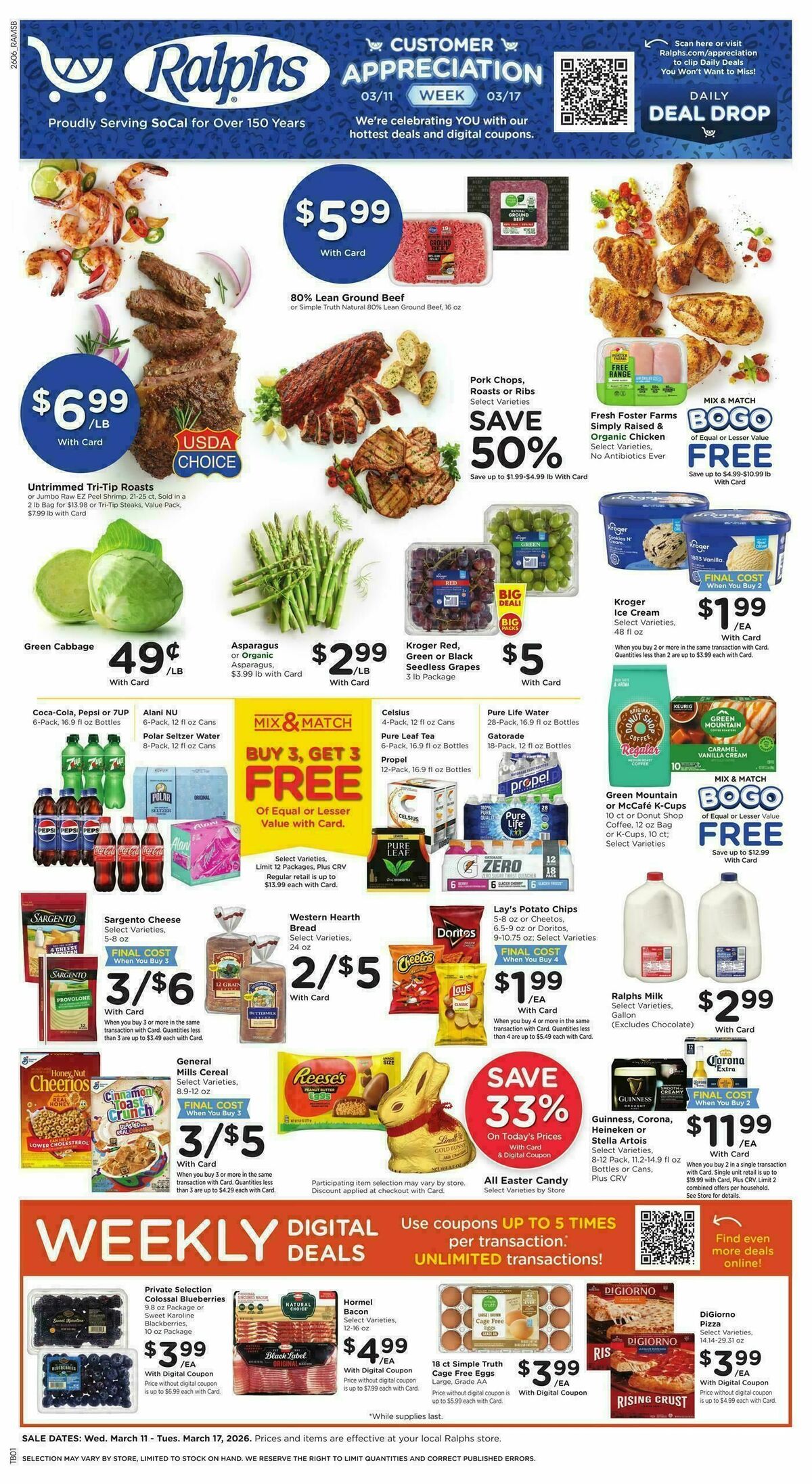 Ralphs Weekly Ad from March 11