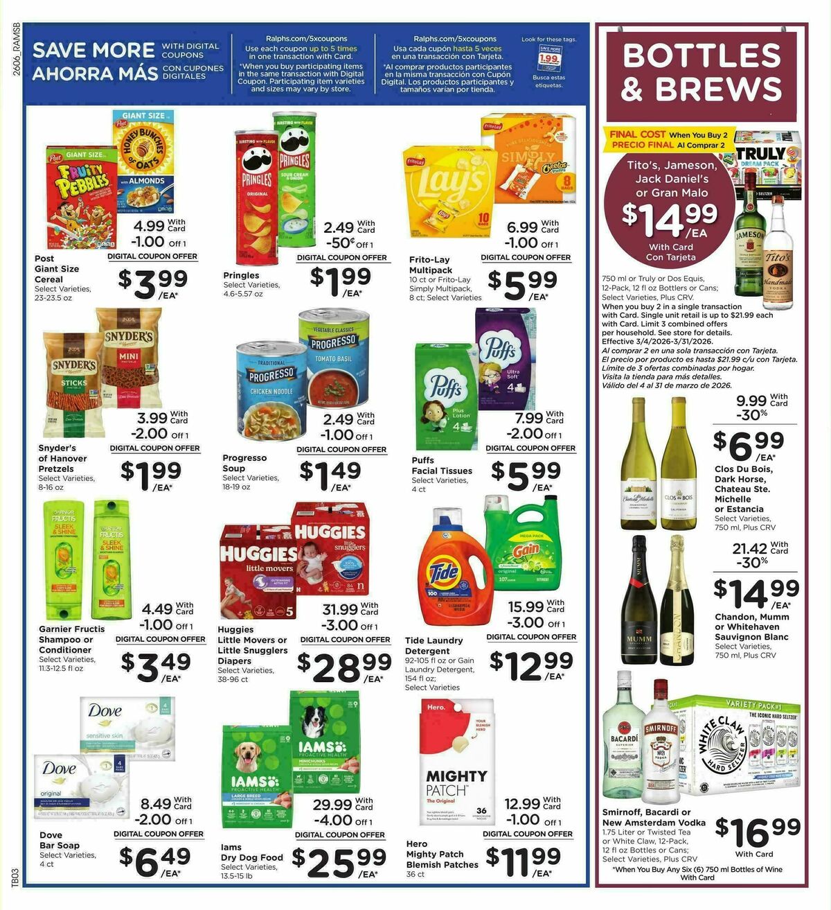 Ralphs Weekly Ad from March 11