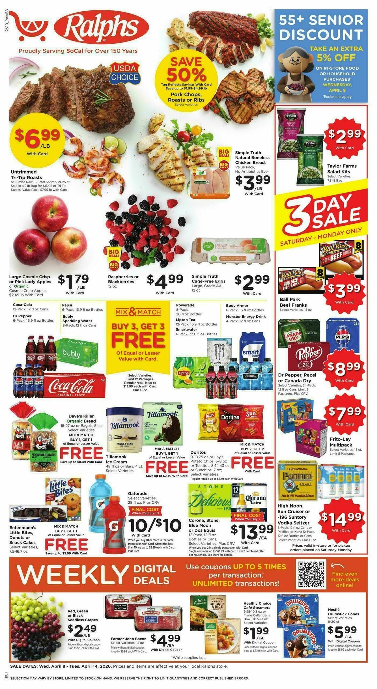 Ralphs Weekly Ad from April 8