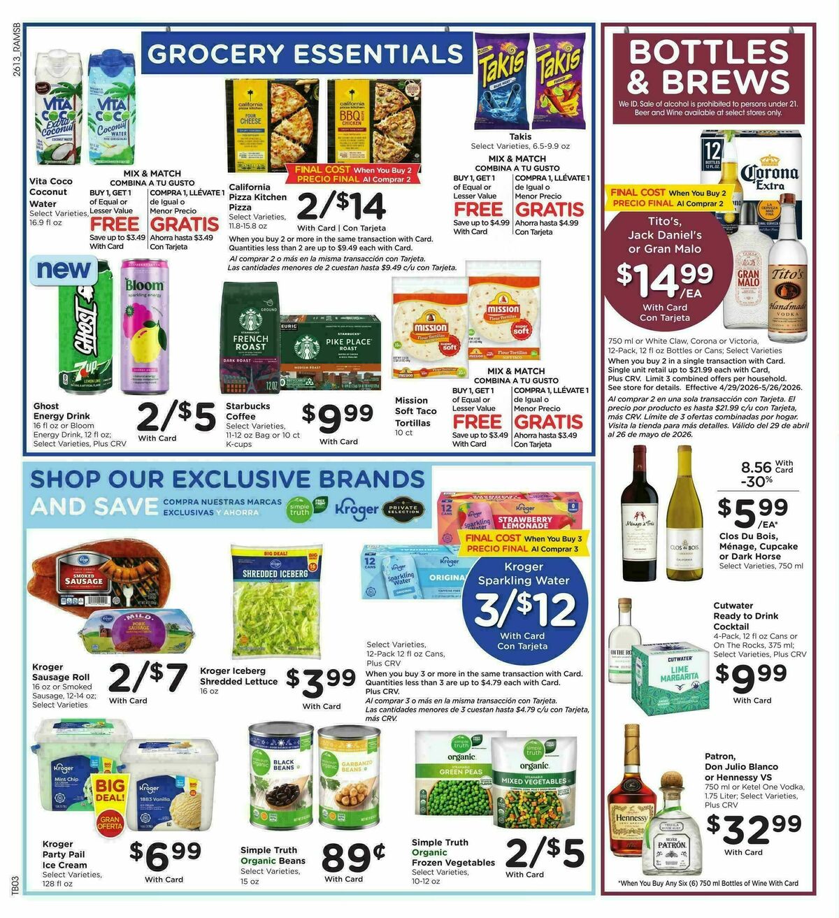 Ralphs Weekly Ad from April 29