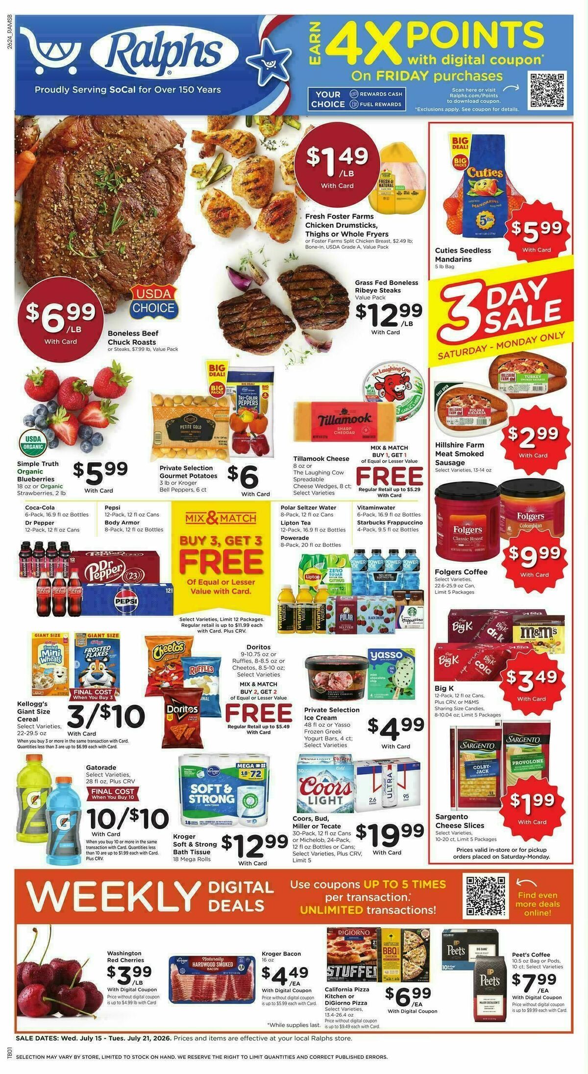 Ralphs Weekly Ad from July 15