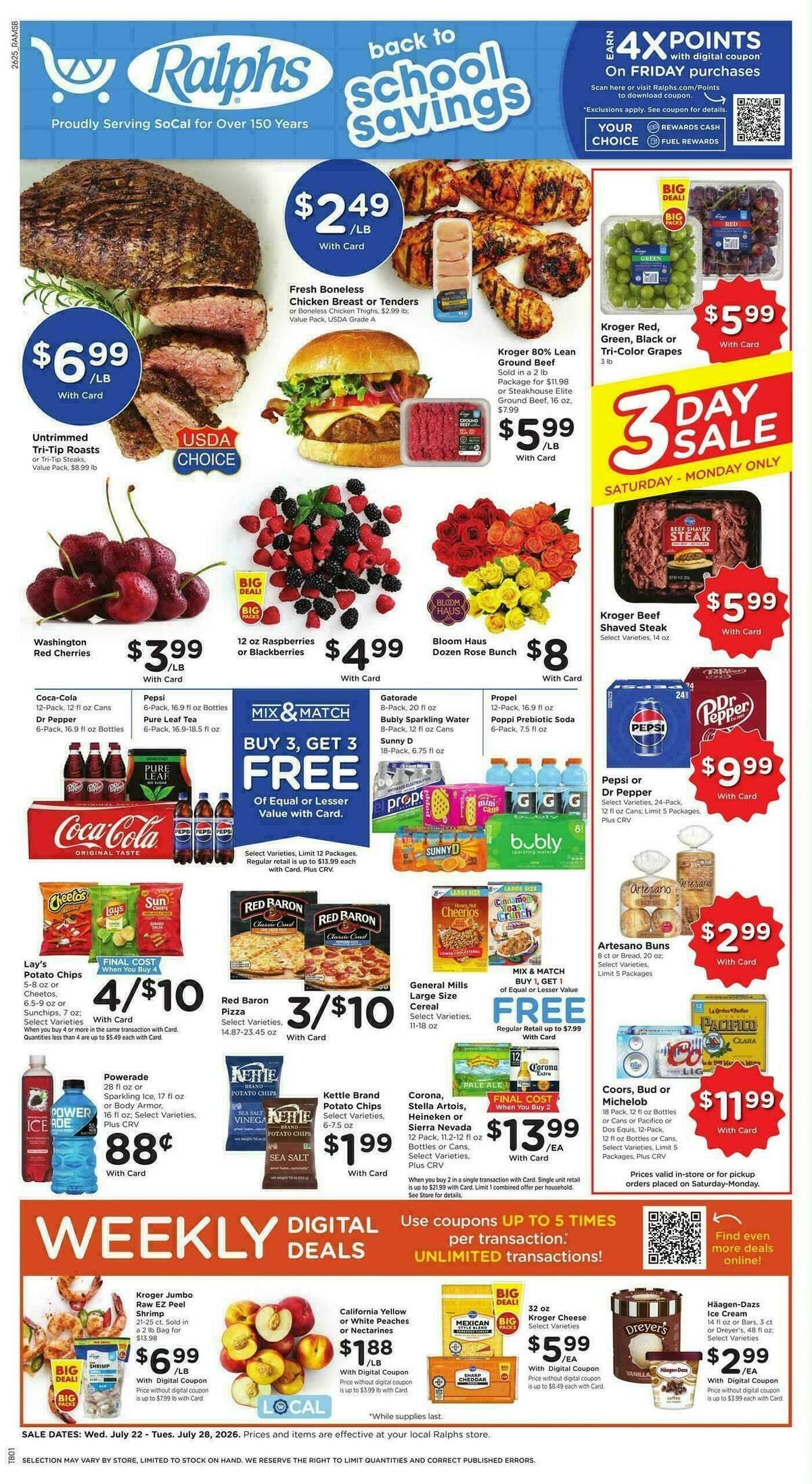 Ralphs Weekly Ad from July 22