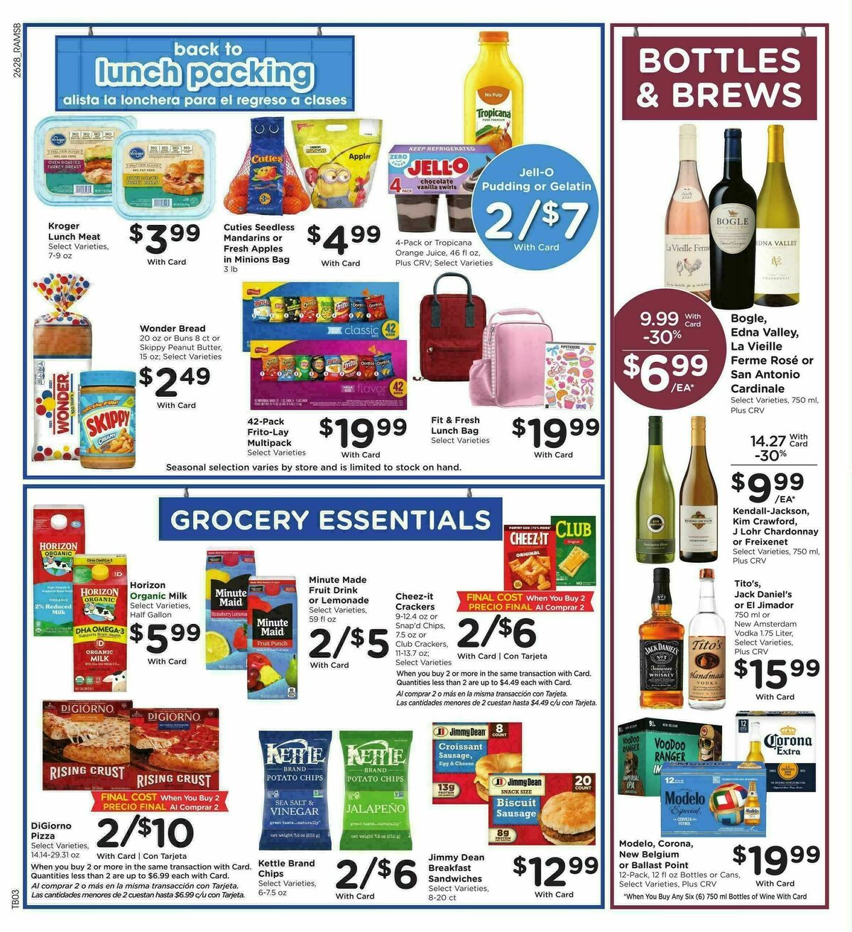 Ralphs Weekly Ad from August 12