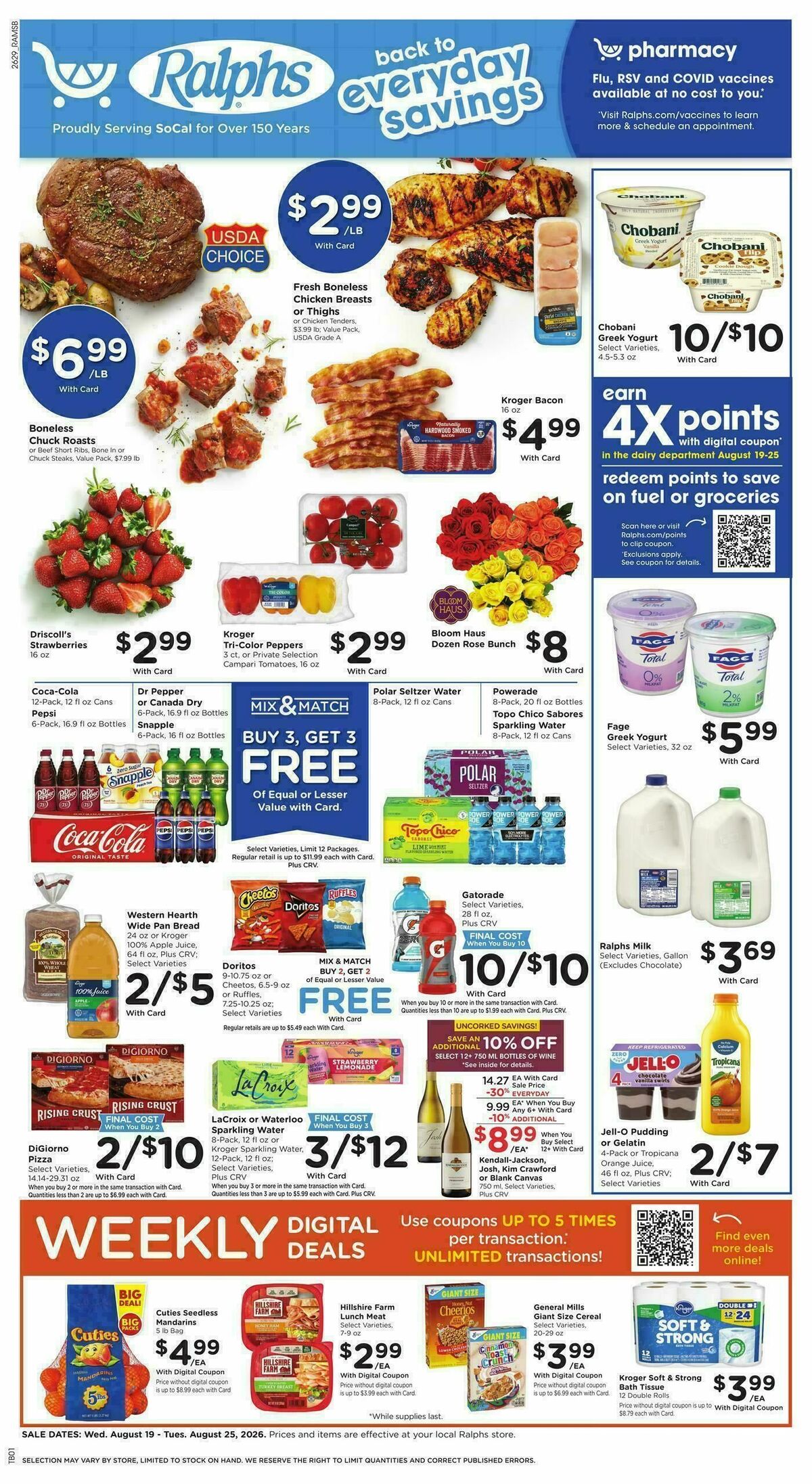 Ralphs Weekly Ad from August 19