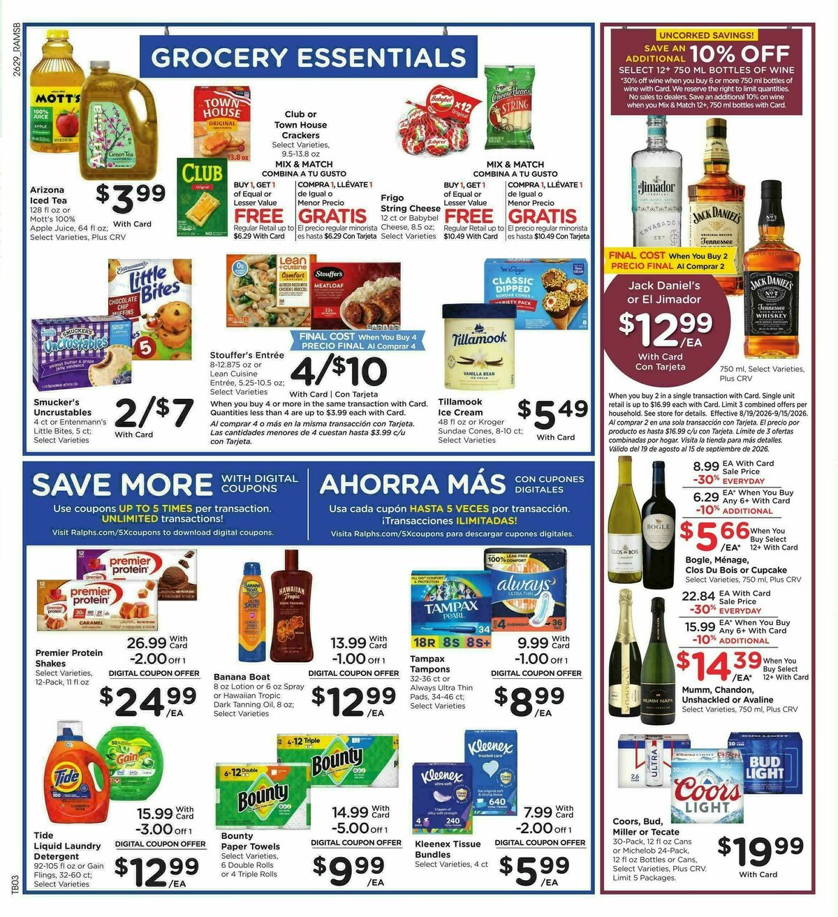 Ralphs Weekly Ad from August 19