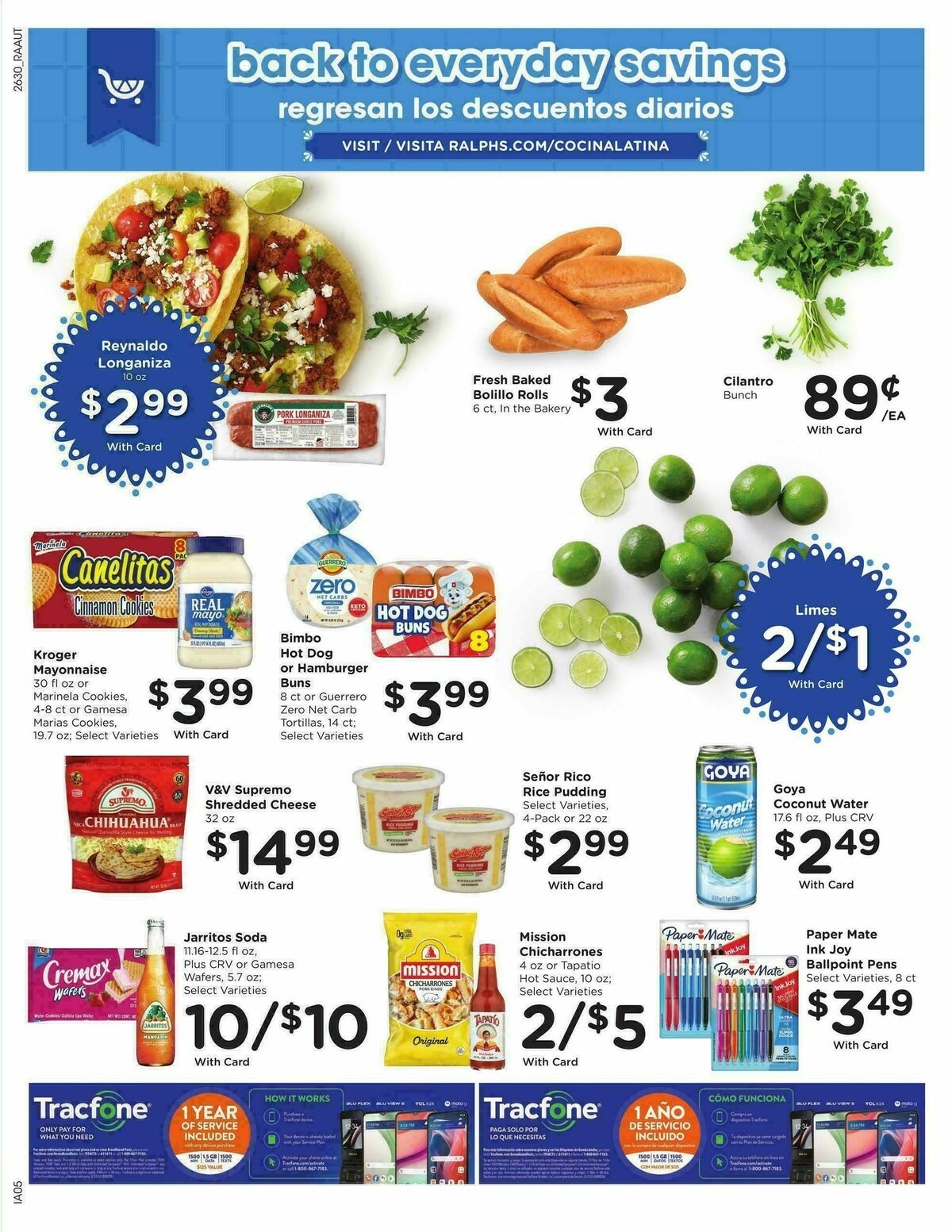 Ralphs Weekly Ad from August 26