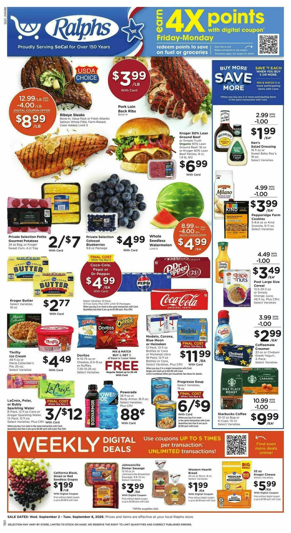 Ralphs Weekly Ad from September 2