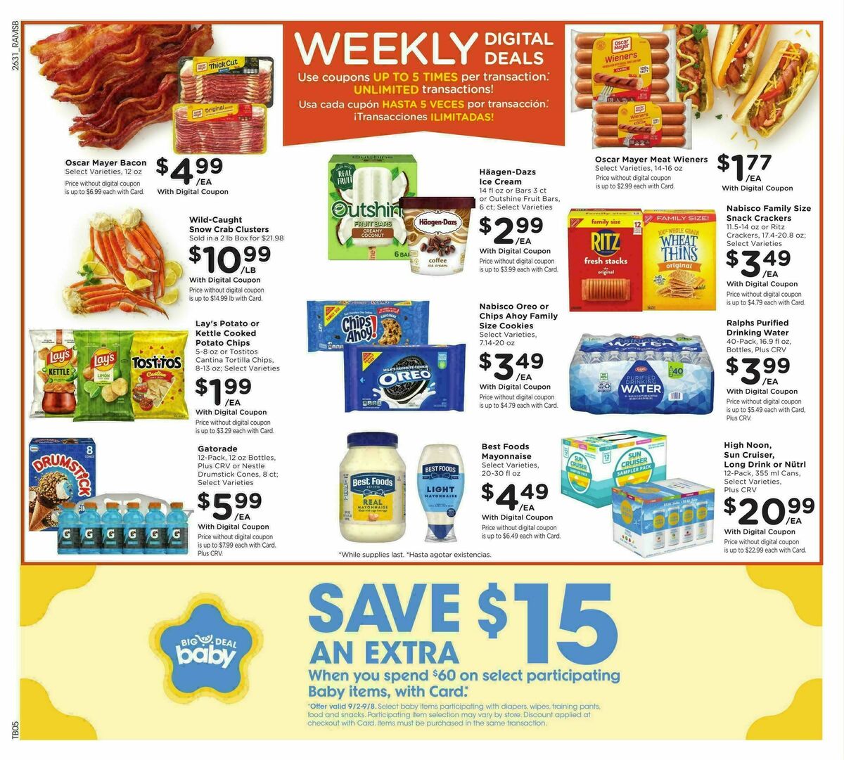 Ralphs Weekly Ad from September 2