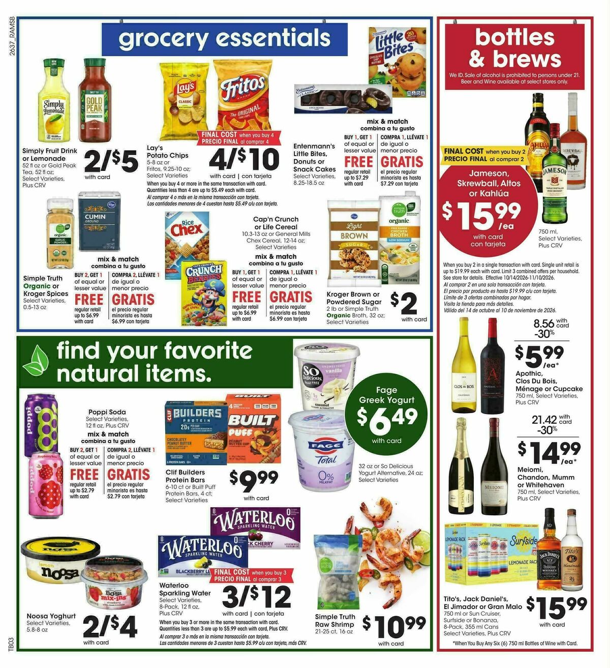 Ralphs Weekly Ad from October 14