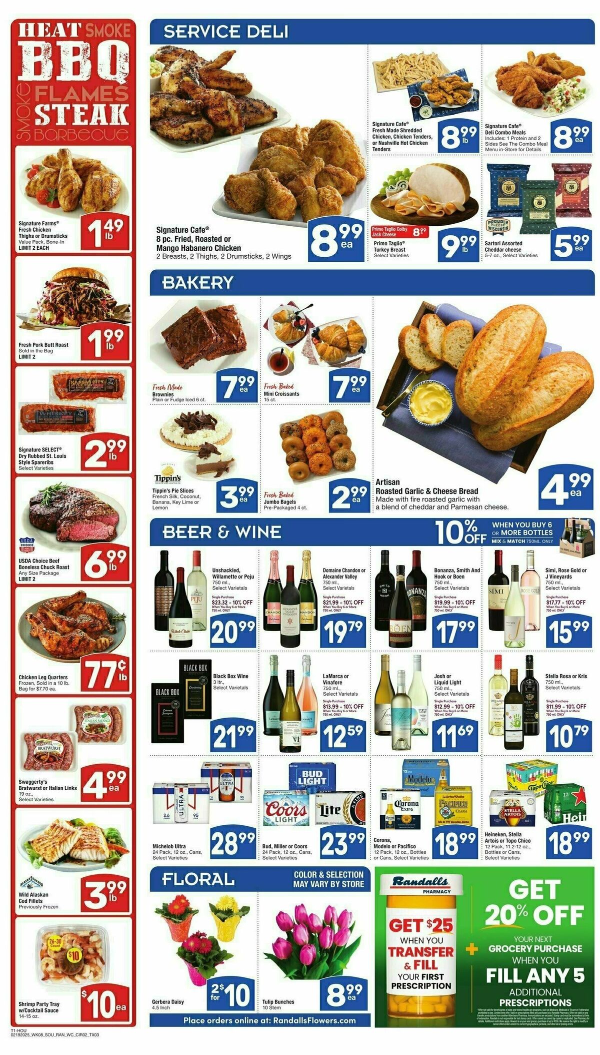 Randalls Weekly Ad from February 19