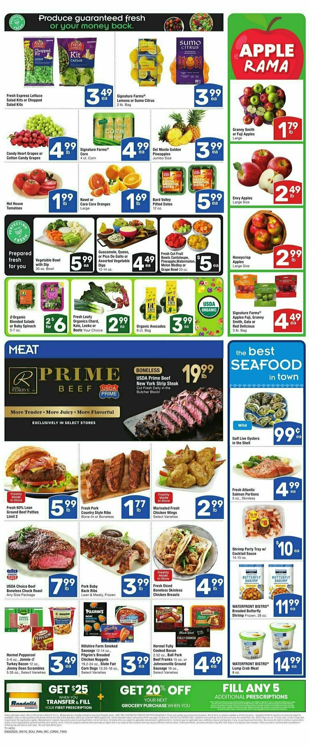 Randalls Weekly Ad from March 5