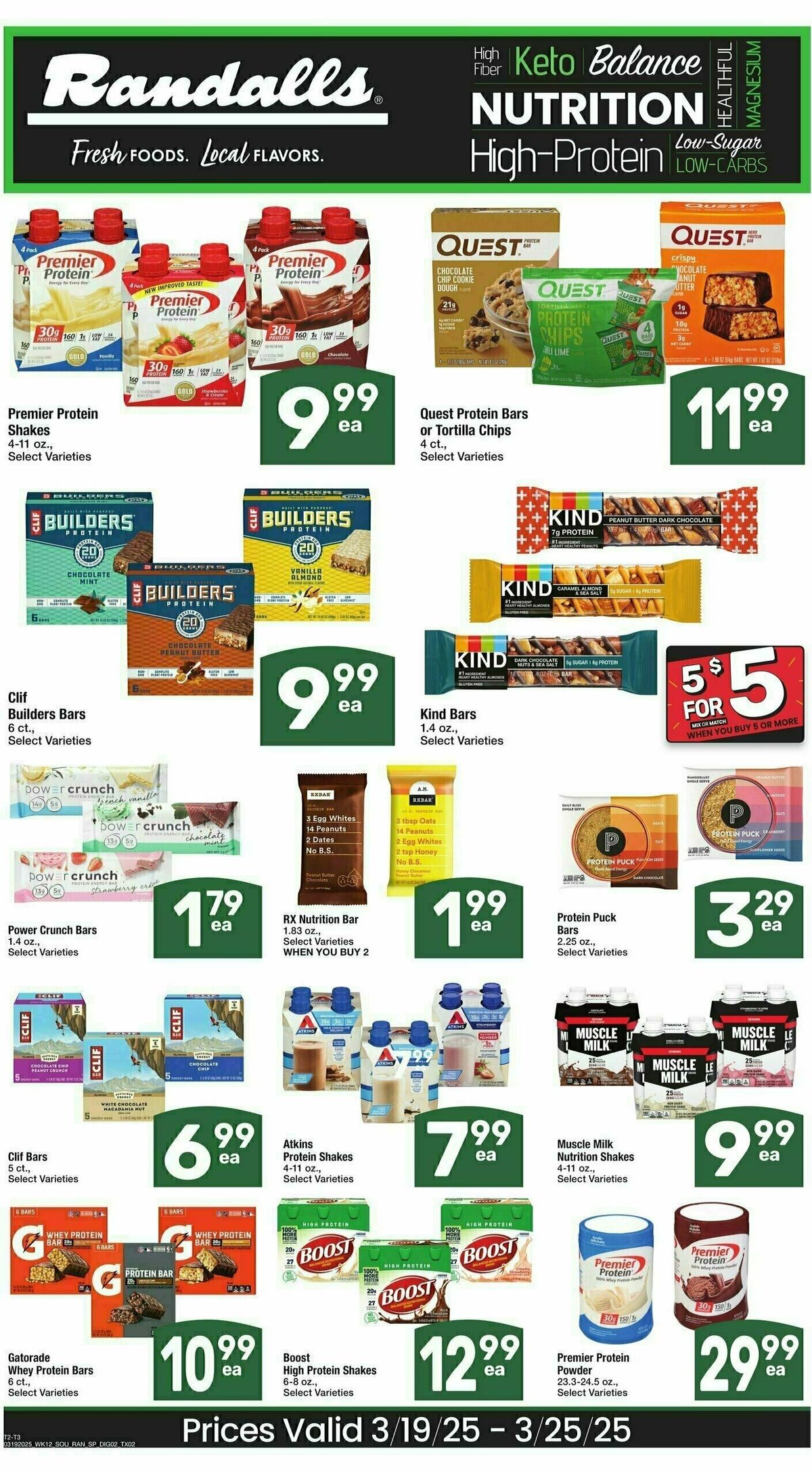 Randalls Weekly Ad from March 19