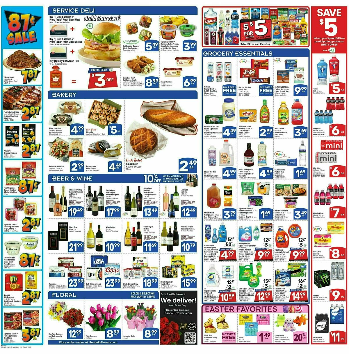Randalls Weekly Ad from March 26