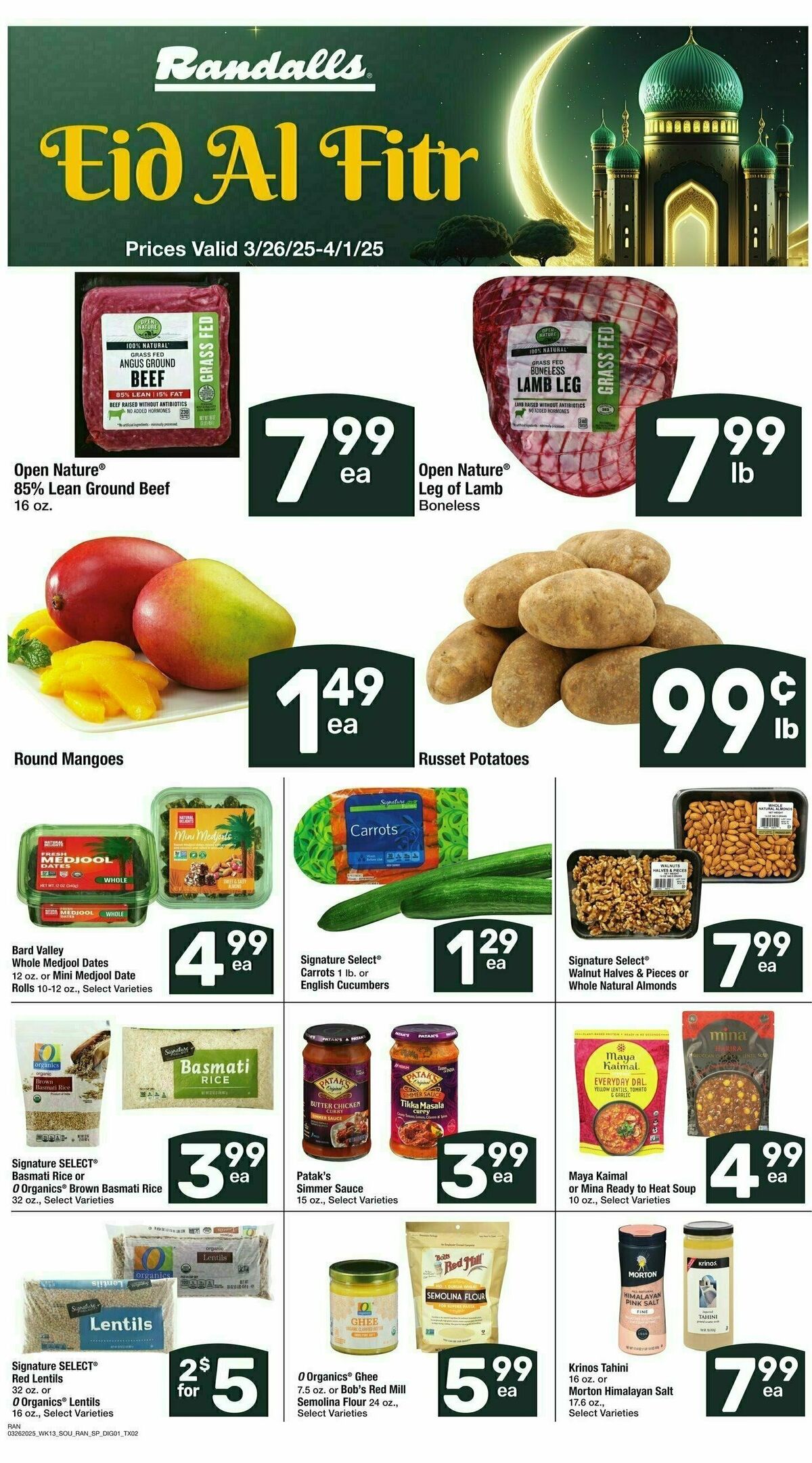 Randalls Weekly Ad from March 26