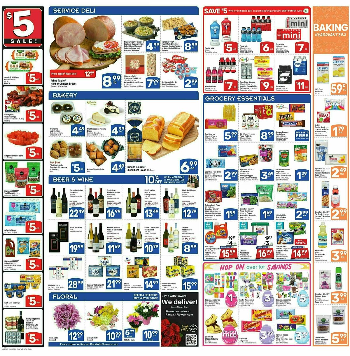 Randalls Weekly Ad from April 9