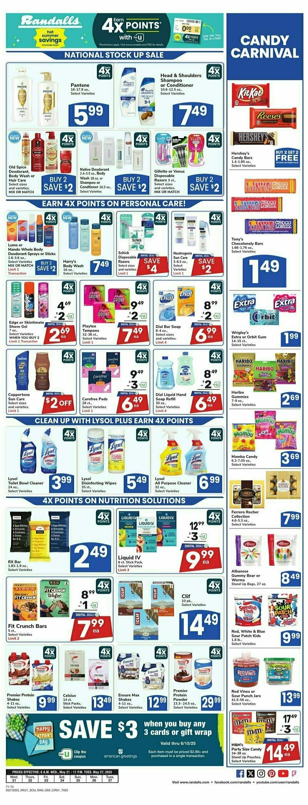 Randalls Weekly Ad from May 21