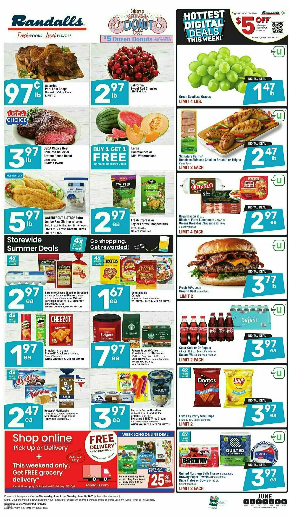 Randalls Weekly Ad from June 4