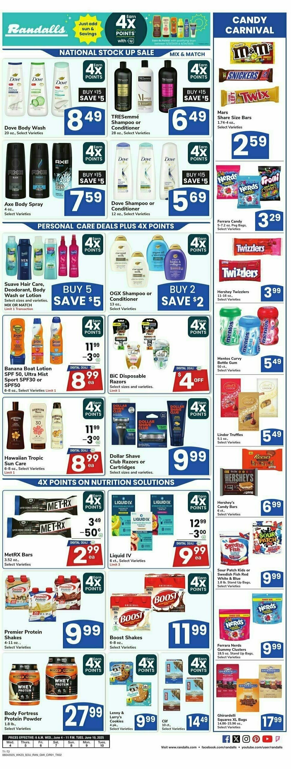 Randalls Weekly Ad from June 4