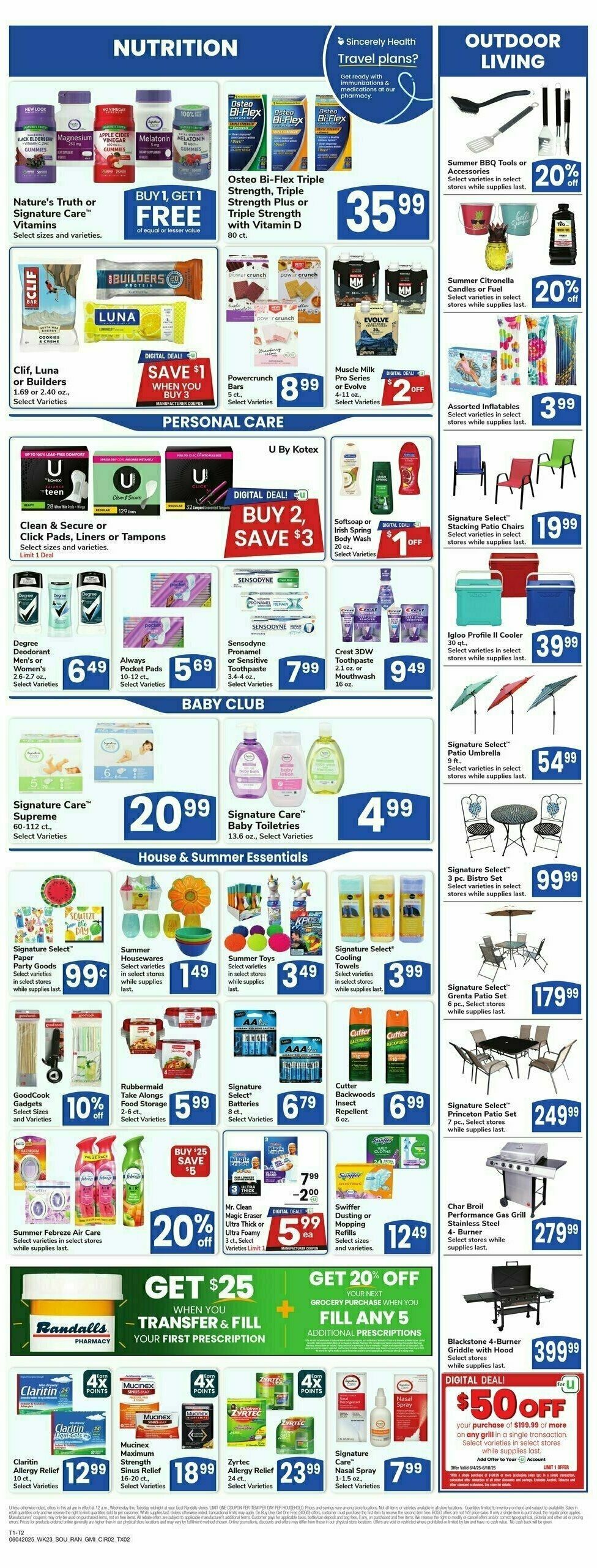 Randalls Weekly Ad from June 4