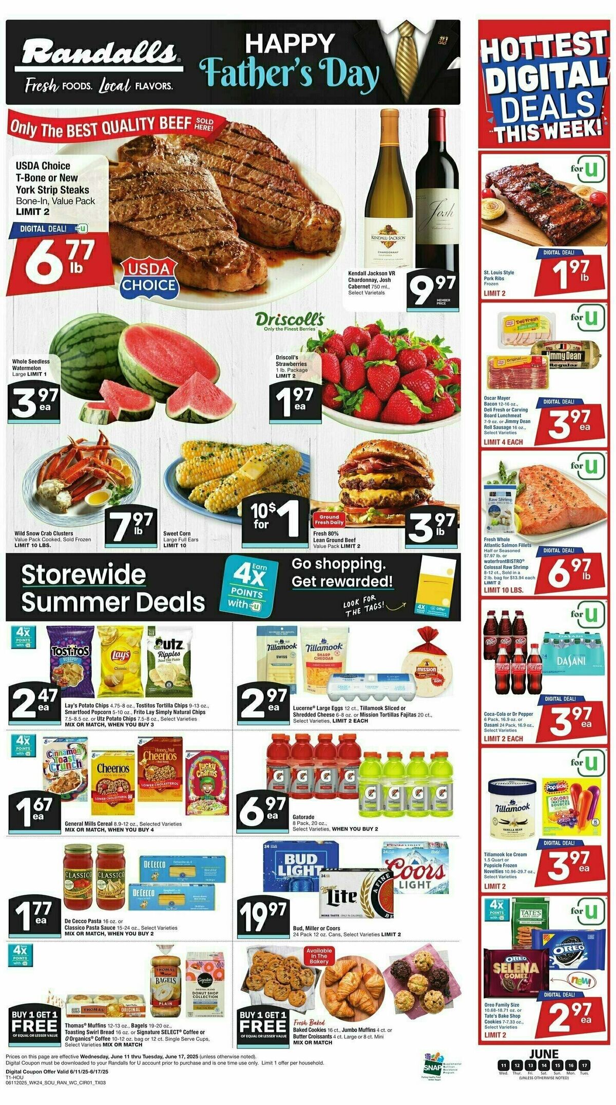 Randalls Weekly Ad from June 11