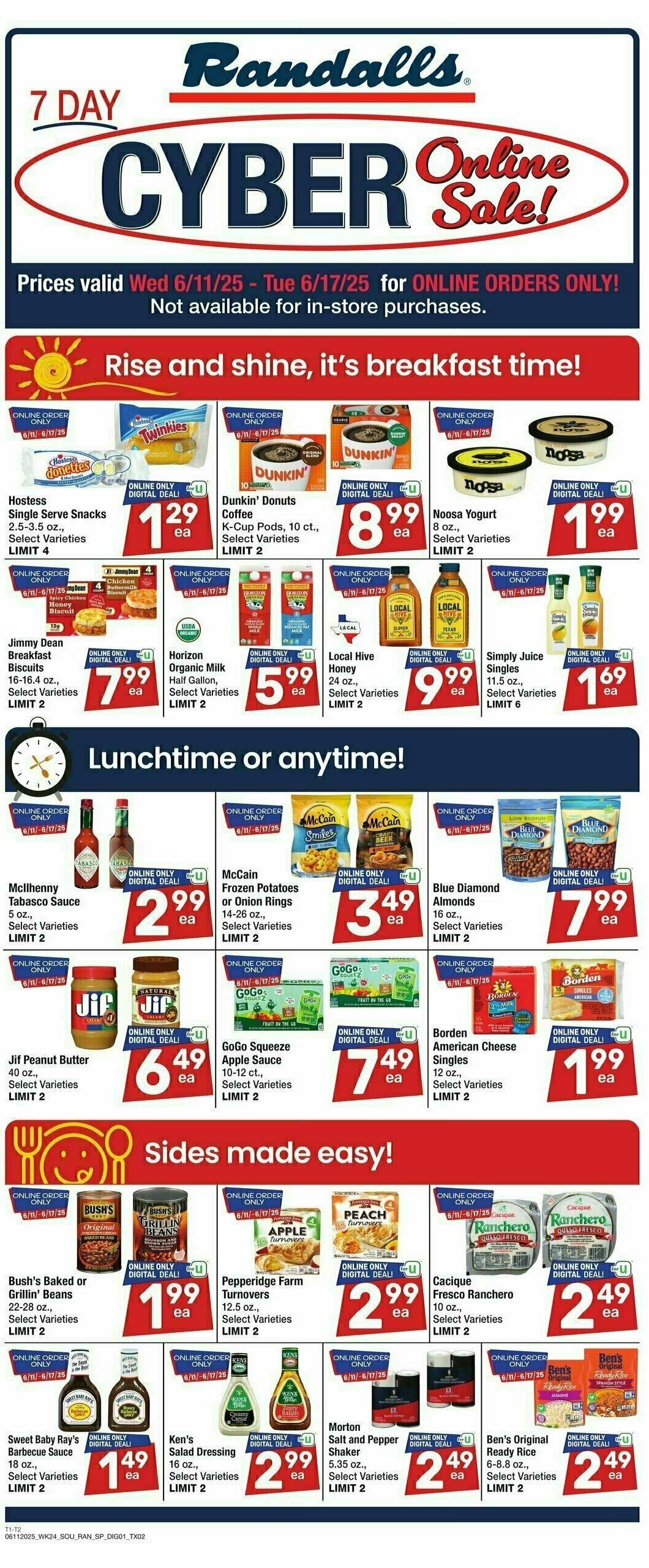 Randalls Weekly Ad from June 11