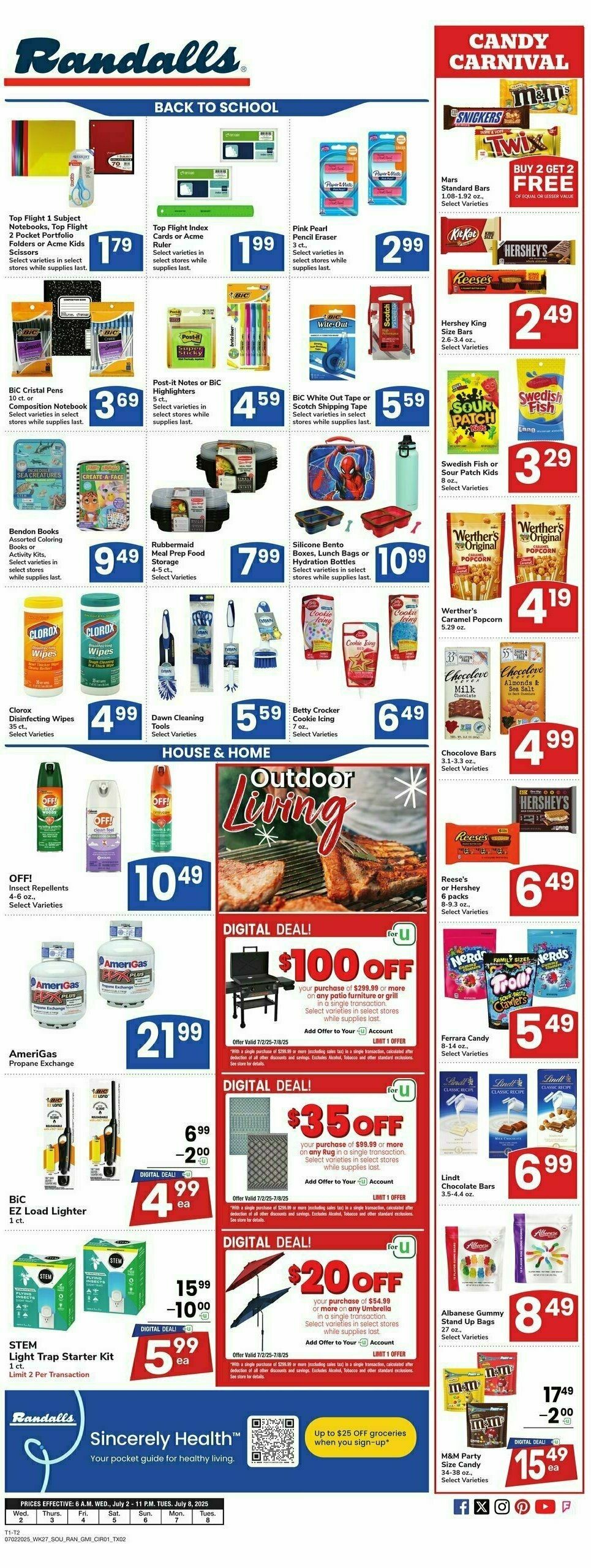 Randalls Weekly Ad from July 2