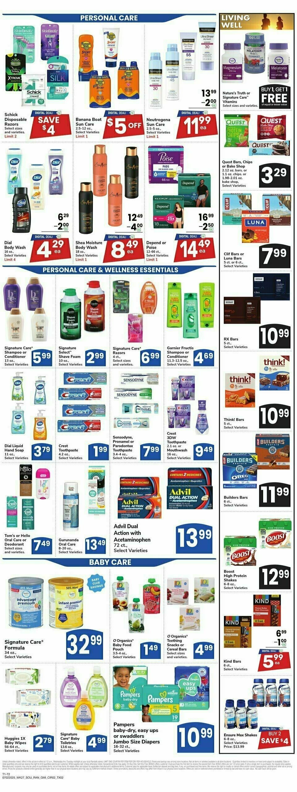 Randalls Weekly Ad from July 2