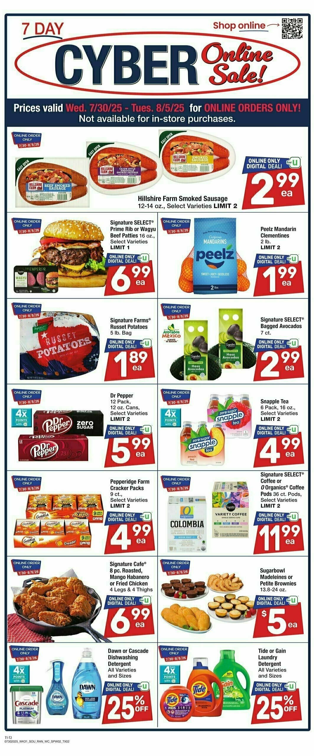 Randalls Weekly Ad from July 30